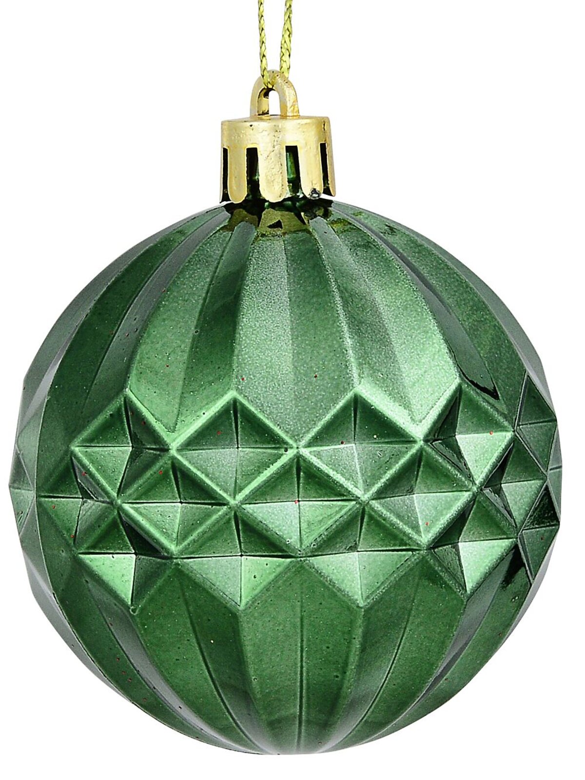 35x Lustrous Red and Green Mixed Essential Ball Bauble | 60mm — image 4