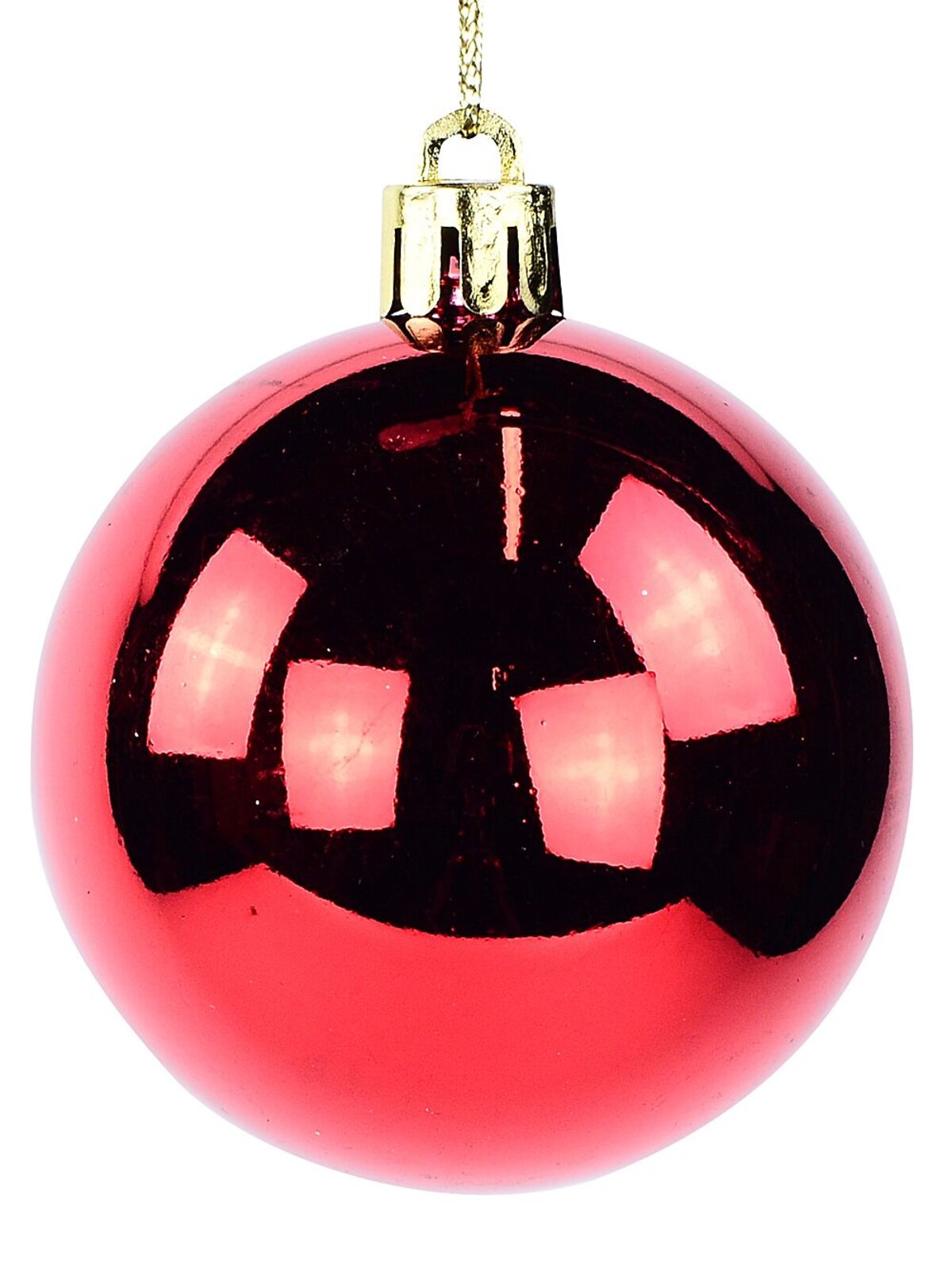 35x Red Shiny Matte Glitter & Pearl Essential Baubles | 60mm — image 8