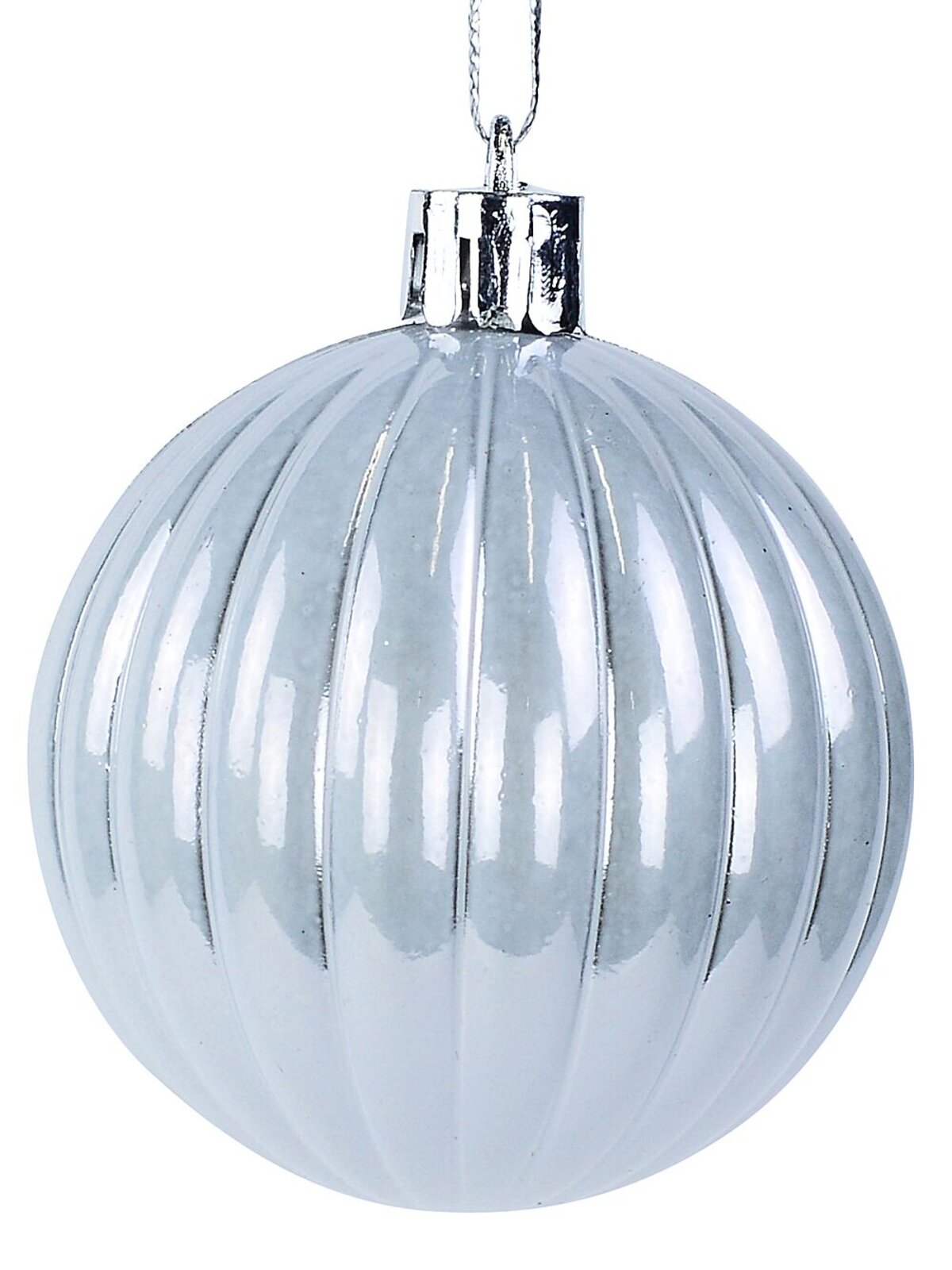 35x Timeless Silver Mixed Essential Baubles | 60mm — image 4