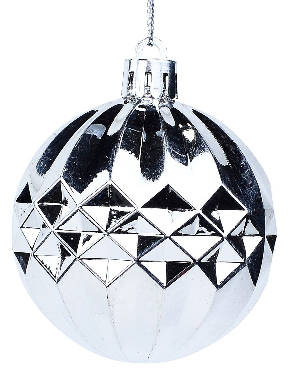 35x Timeless Silver Mixed Essential Baubles | 60mm — image 5