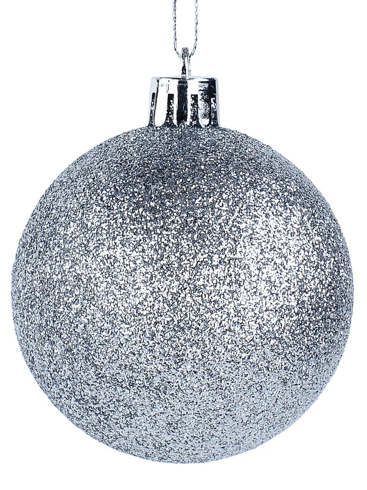 35x Timeless Silver Mixed Essential Baubles | 60mm — image 7