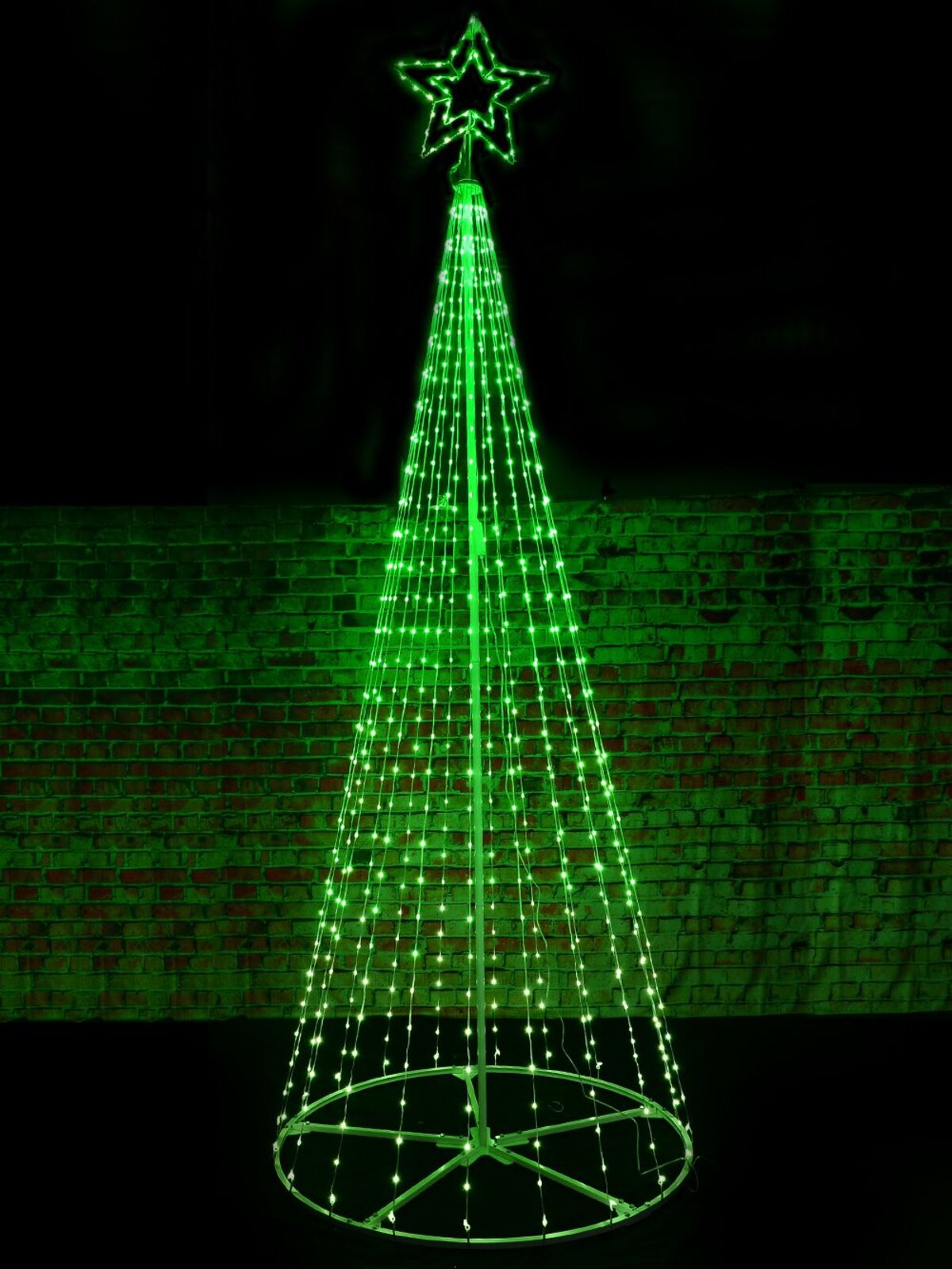 3.6m Outdoor Digital LED Gigantic Conical 3D Christmas Tree With App Control — image 12