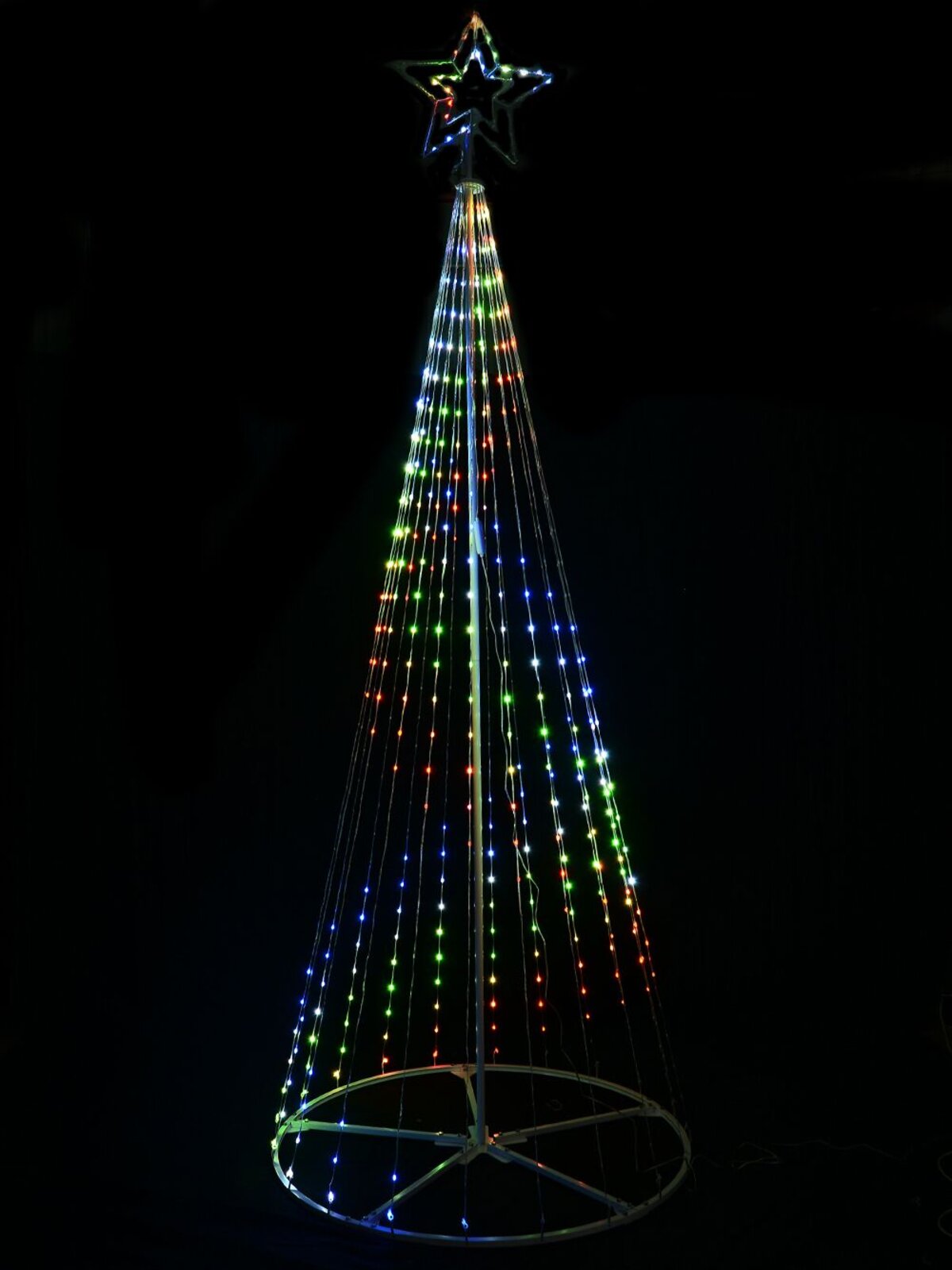 3.6m Outdoor Digital LED Gigantic Conical 3D Christmas Tree With App Control — image 7