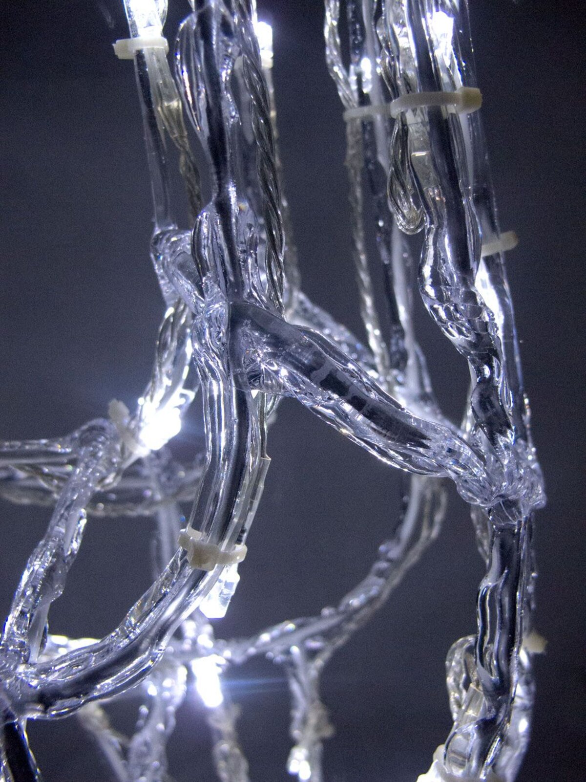 3D LED Ice-Look Standing Deer Light Display - 74cm — image 4