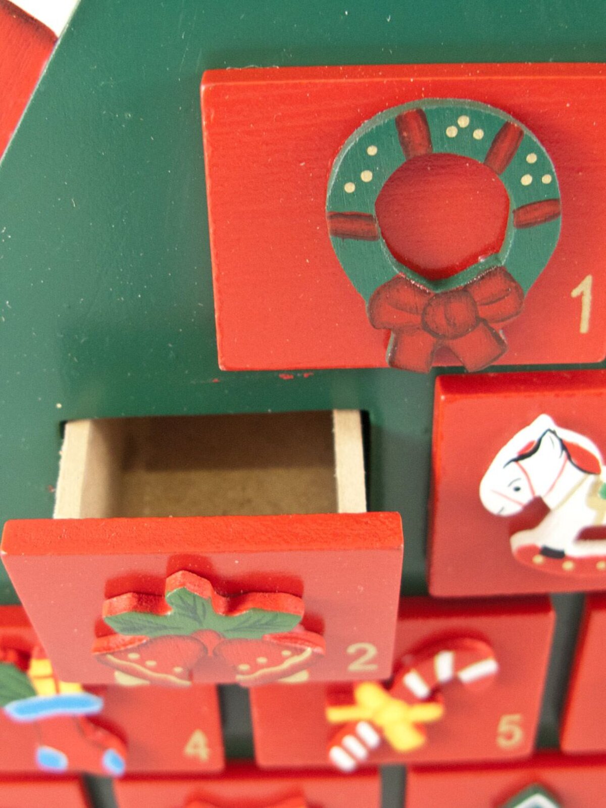 3D Tabletop Christmas Tree Shape Advent Calendar - 45cm