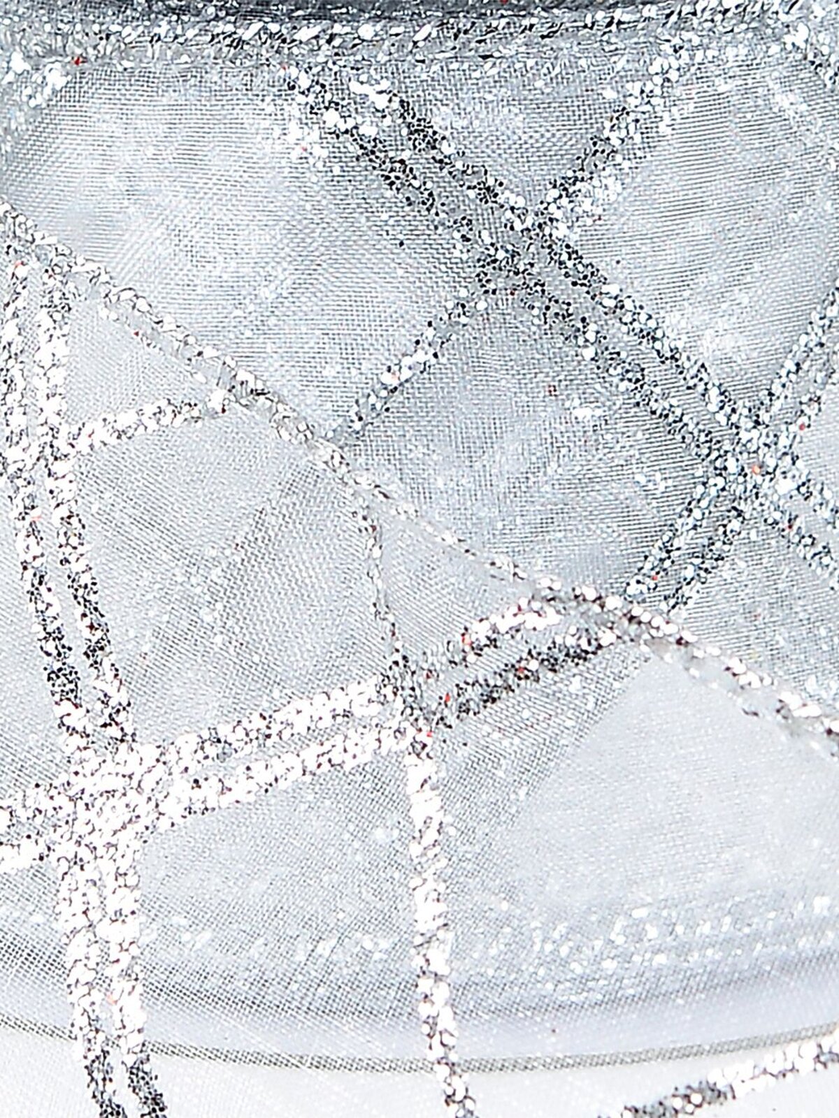3m Diagonal Lines Pattern On Sheer Wide Cut Ribbon