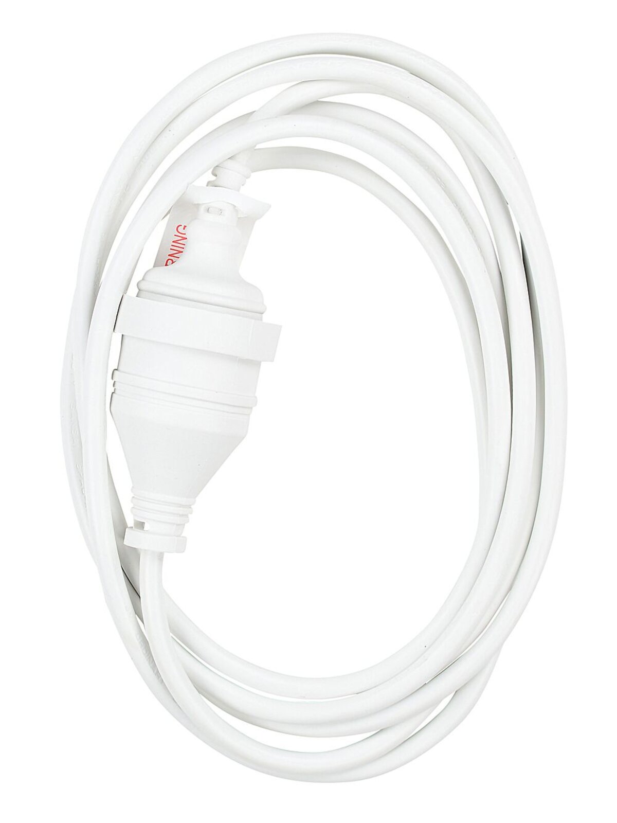 3m White Sansai Indoor Extension Cord | Power Lead For Festive Displays — image 3