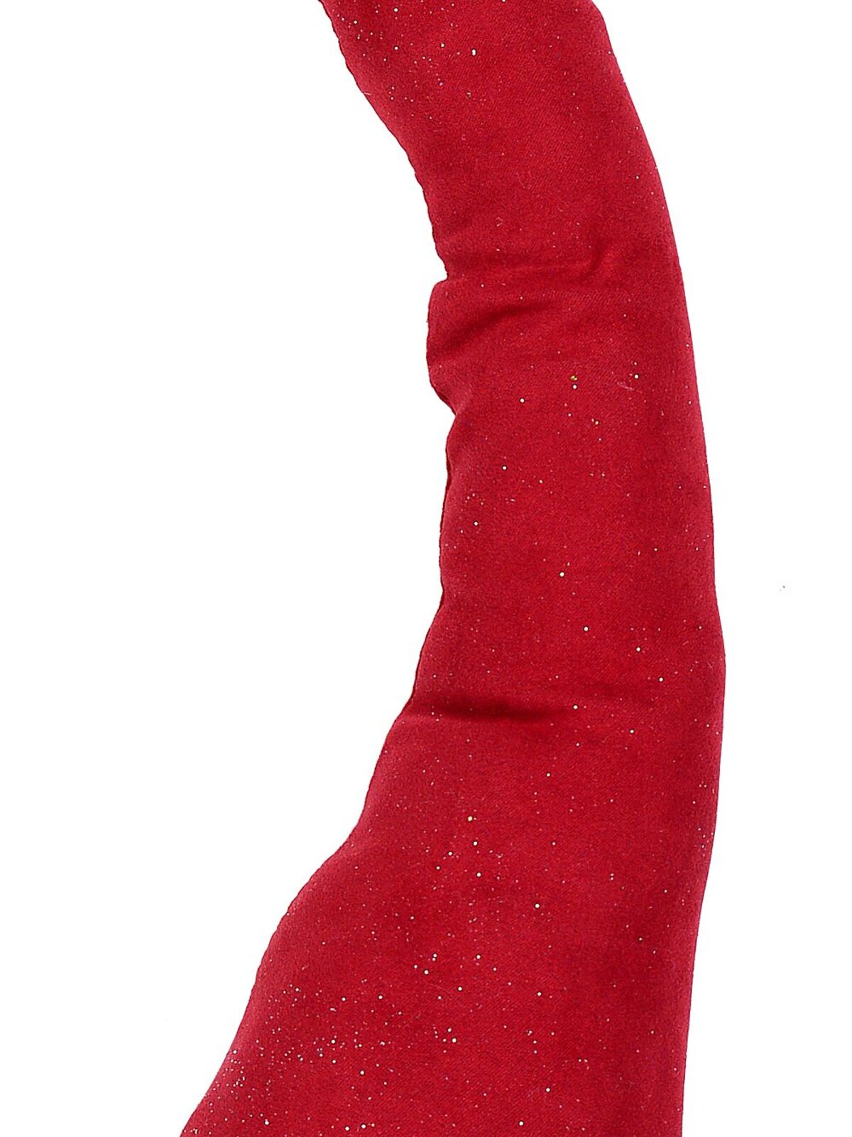 40cm Red Santa Hat With Holly & Fur Brim Christmas Tree Top Decoration