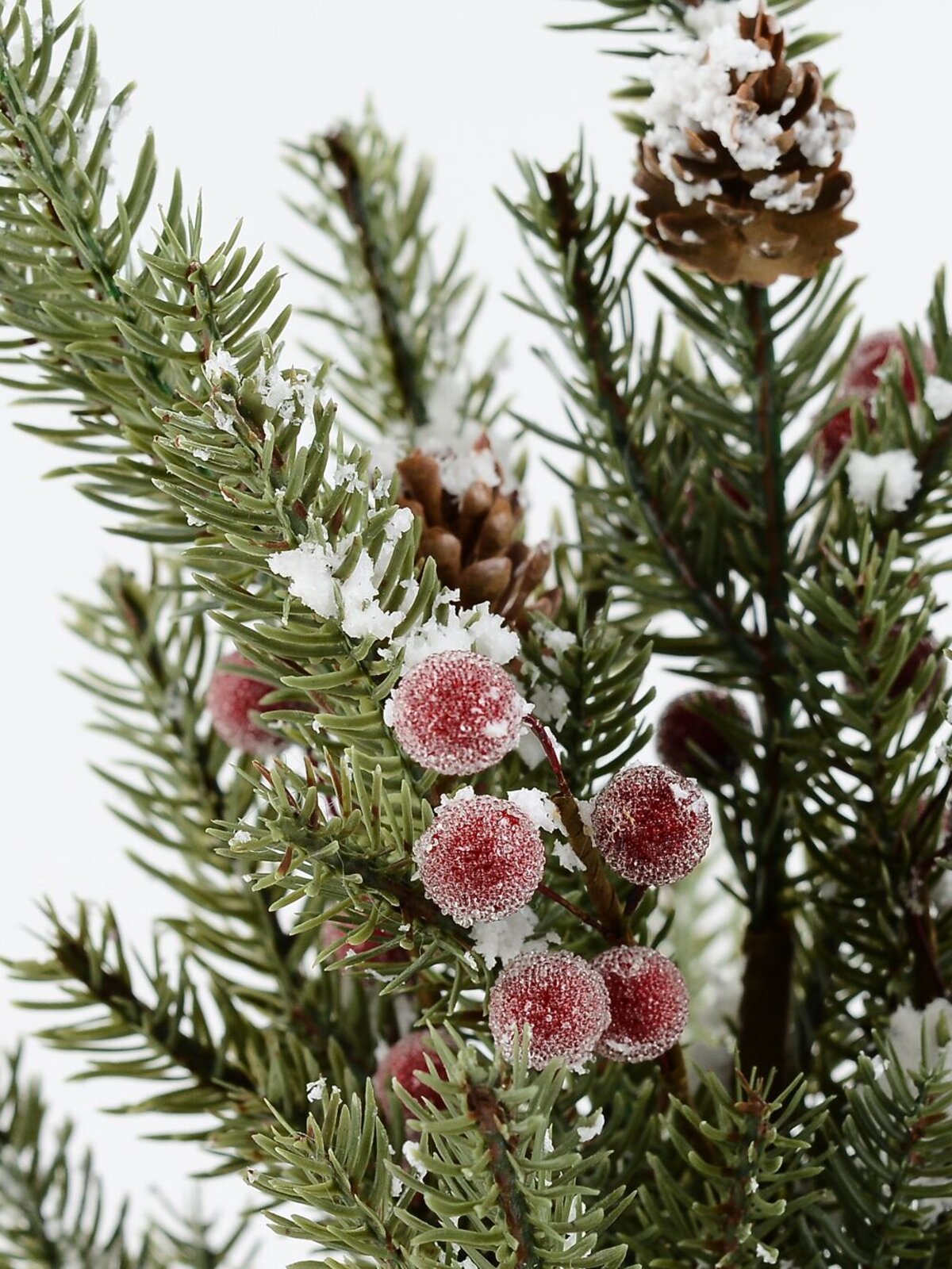 40cm Tasmanian Cedar Tabletop Christmas Conifer Tree | 37 Tips & Tin Pot — image 2