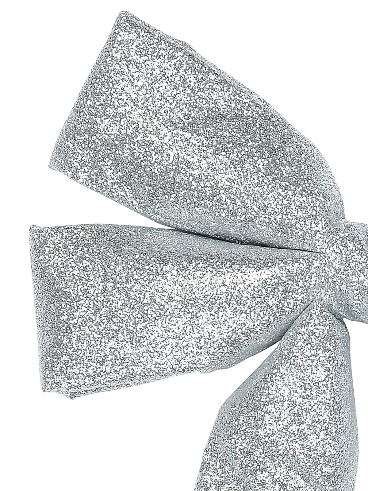 46cm Large Silver Glitter Display Bow — image 3