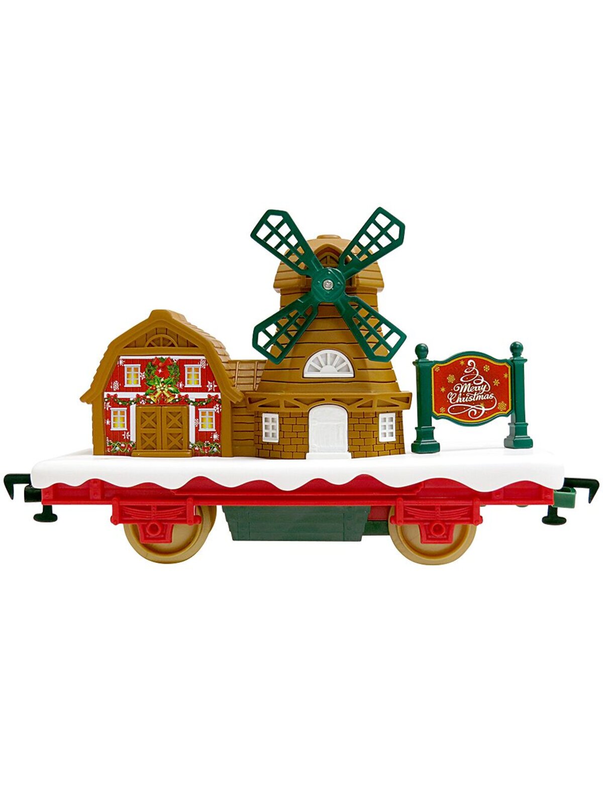47 Piece Santa Express With Headlight & Music Large Train Set — image 5