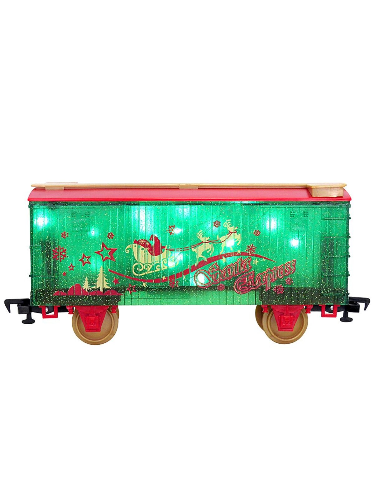 47 Piece Santa Express With Headlight & Music Large Train Set — image 7