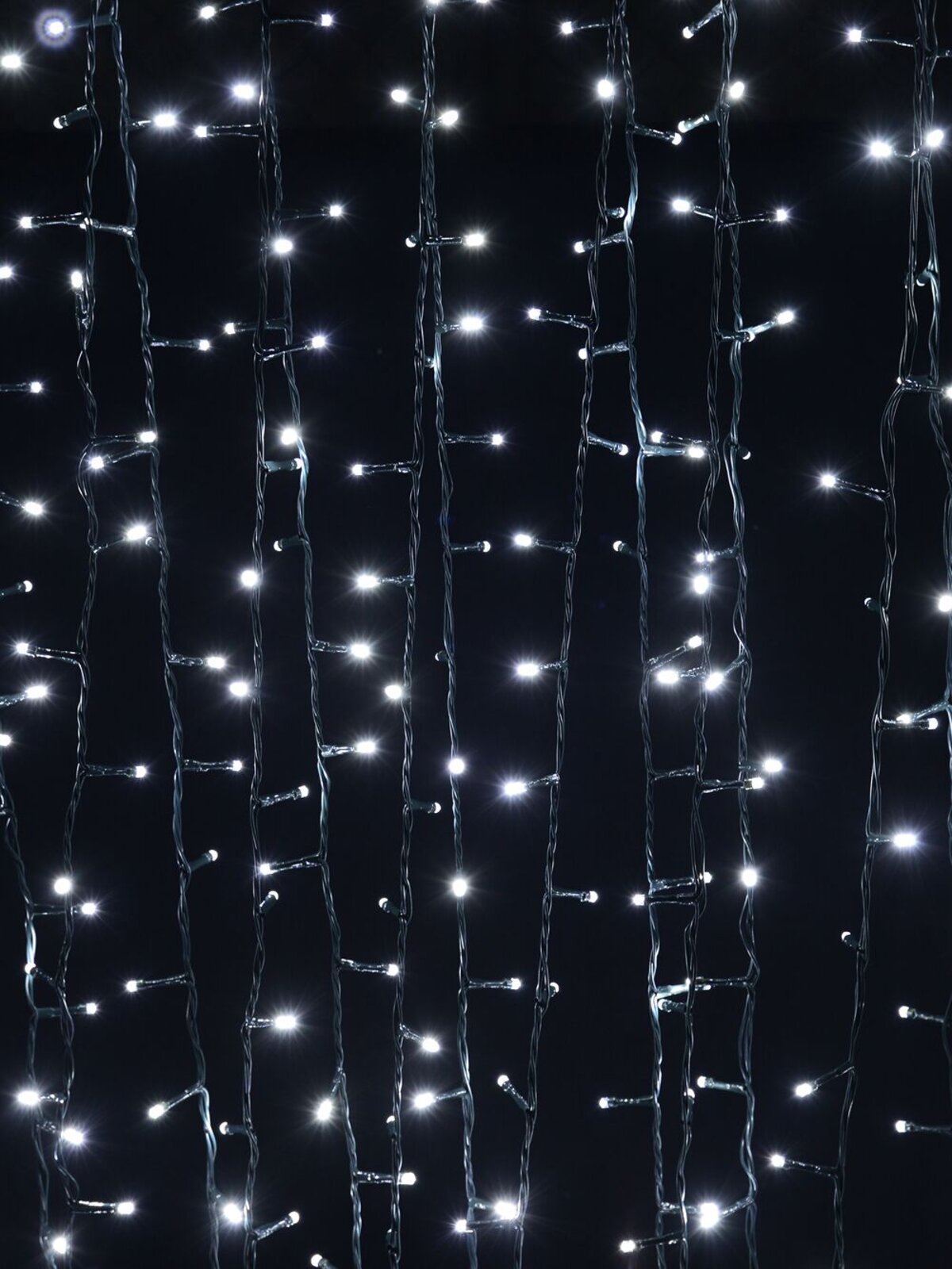 500 Cool White LED String Fairy Lights 8 Function | 25m
