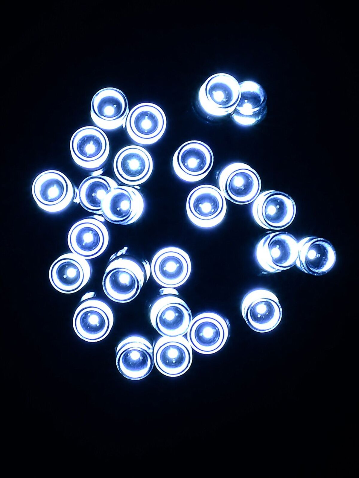 500 Cool White LED String Fairy Lights 8 Function | 25m