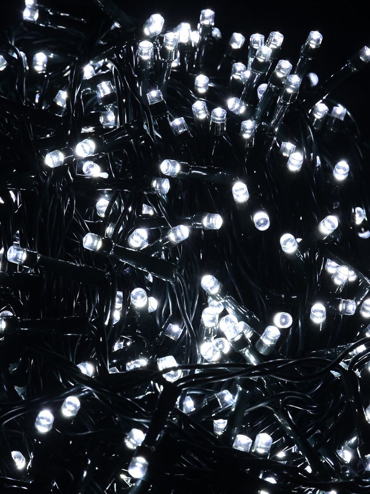 500 Cool White LED String Fairy Lights 8 Function | 25m