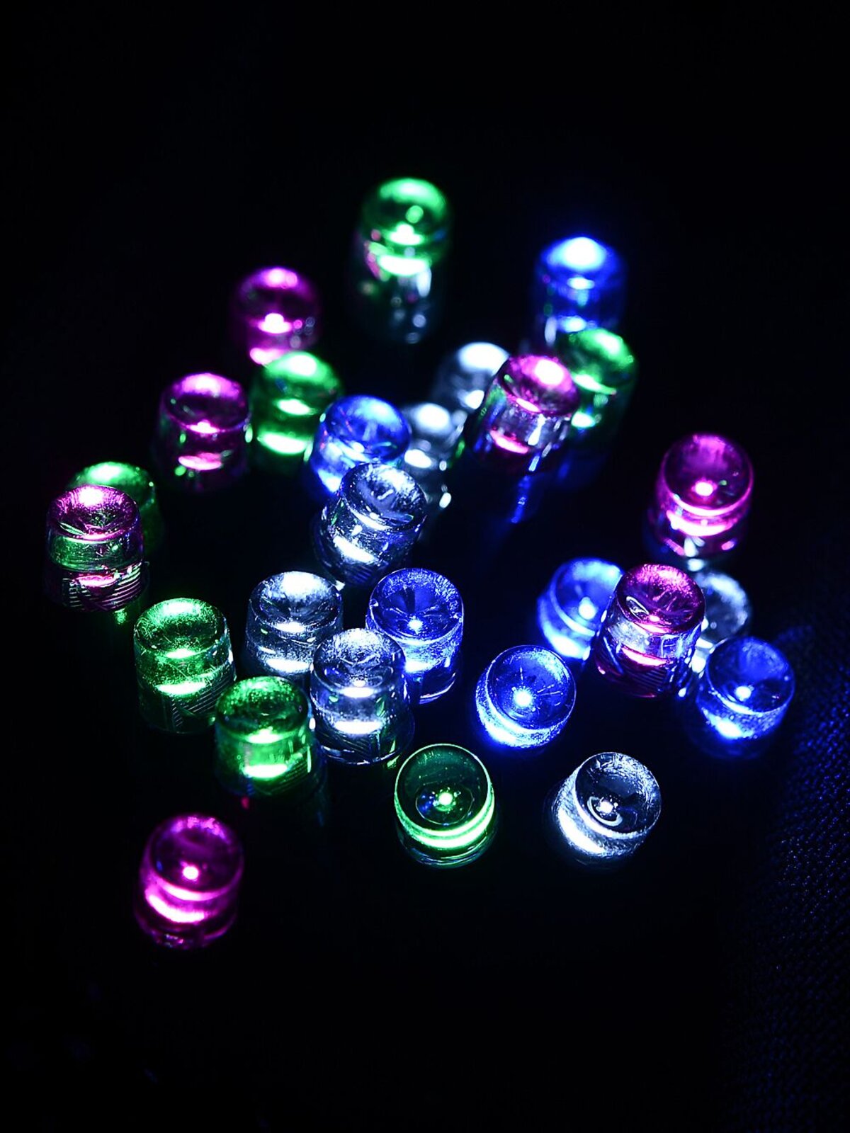 500 Multi Pastel Colours LED Concave Bulb Christmas Fairy String Lights - 25m — image 2
