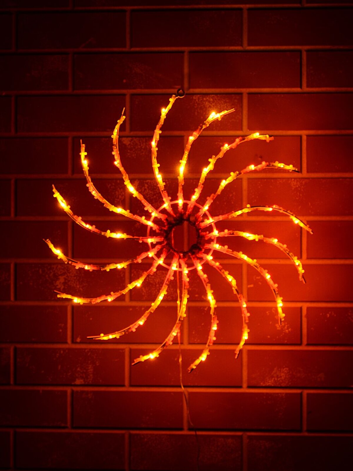 50cm Spiral Galaxy Look Pinwheel With Multi Colour LED String Light Display — image 2