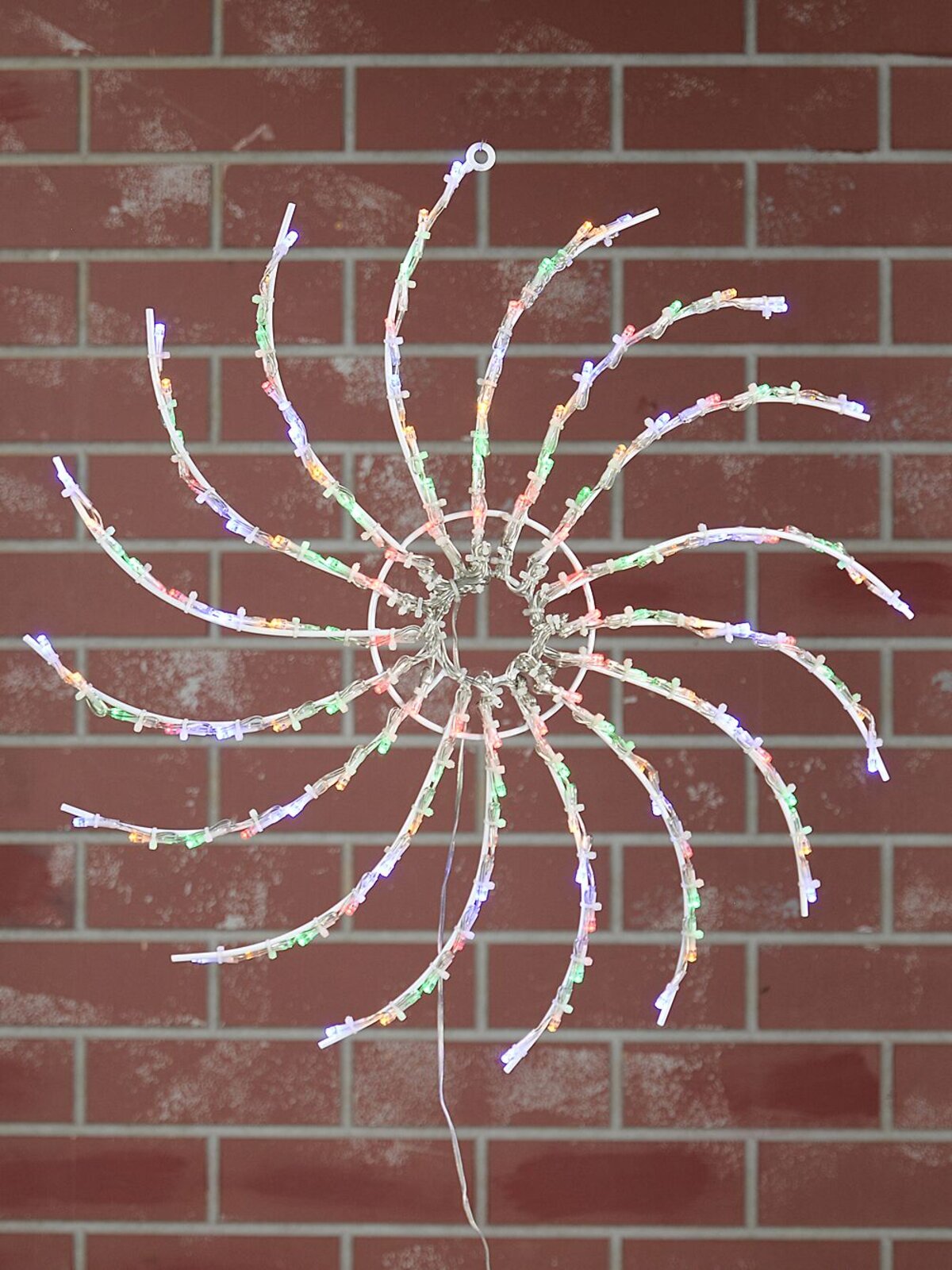 50cm Spiral Galaxy Look Pinwheel With Multi Colour LED String Light Display — image 4