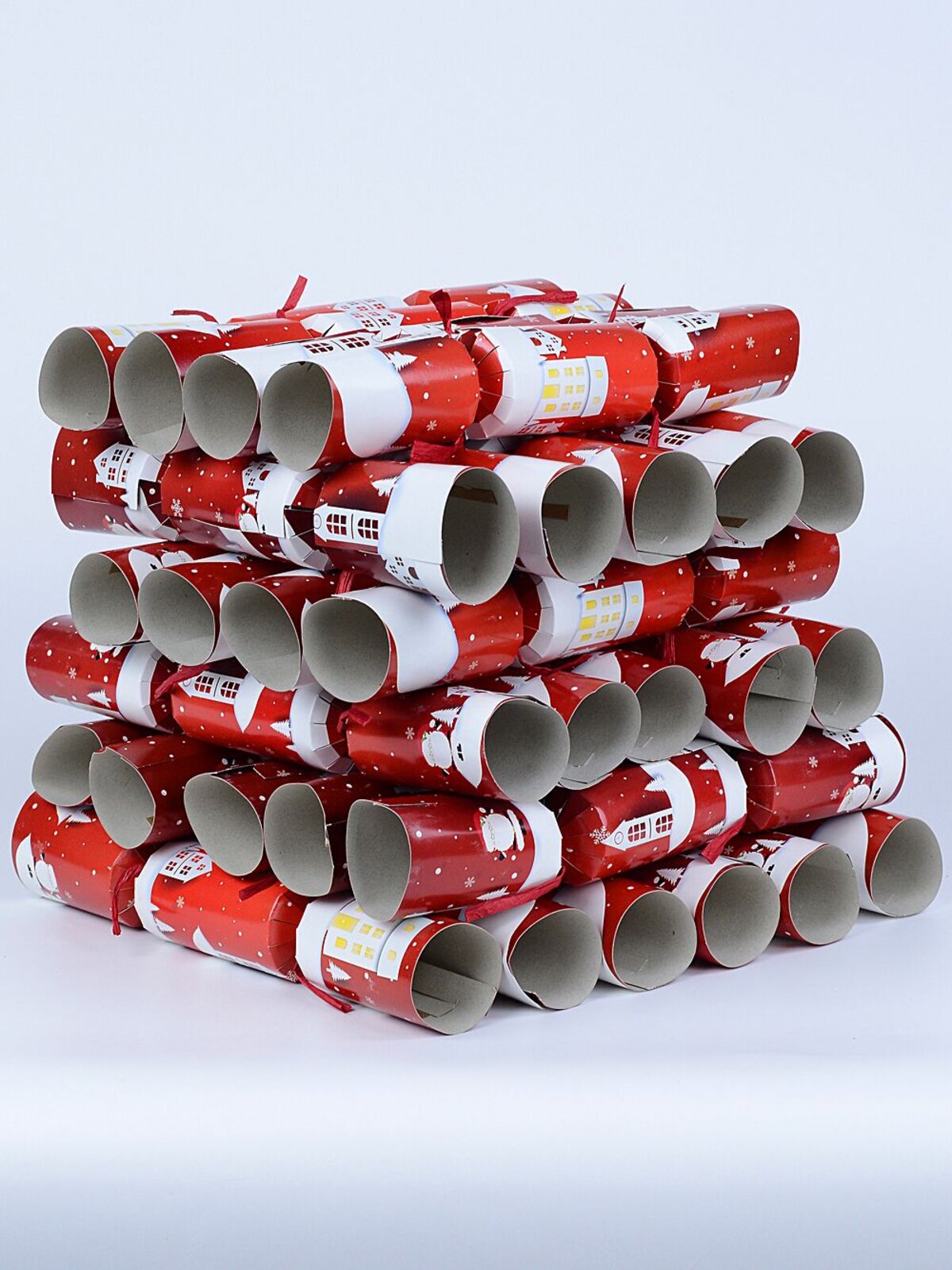 50x Town Scene With Santa Pattern Christmas Bon Bons (Crackers) | 30cm — image 5