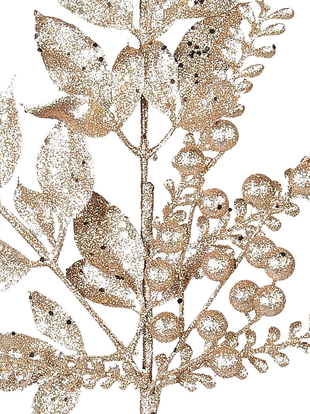 Gold Leaf Berry & Eucalyptus Native Spray Long Christmas Stem | 54cm — image 3