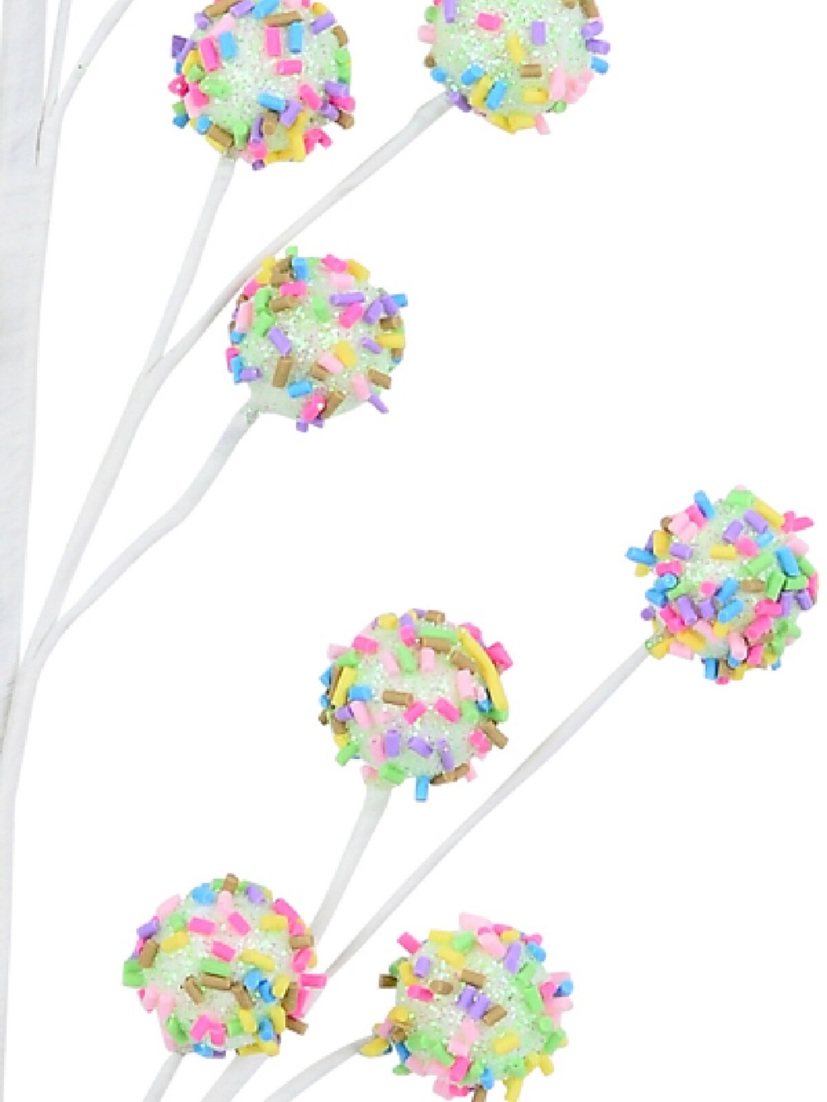 Hundreds & Thousands Cake Pops Fairy Floss Long Christmas Stem | 54cm — image 4