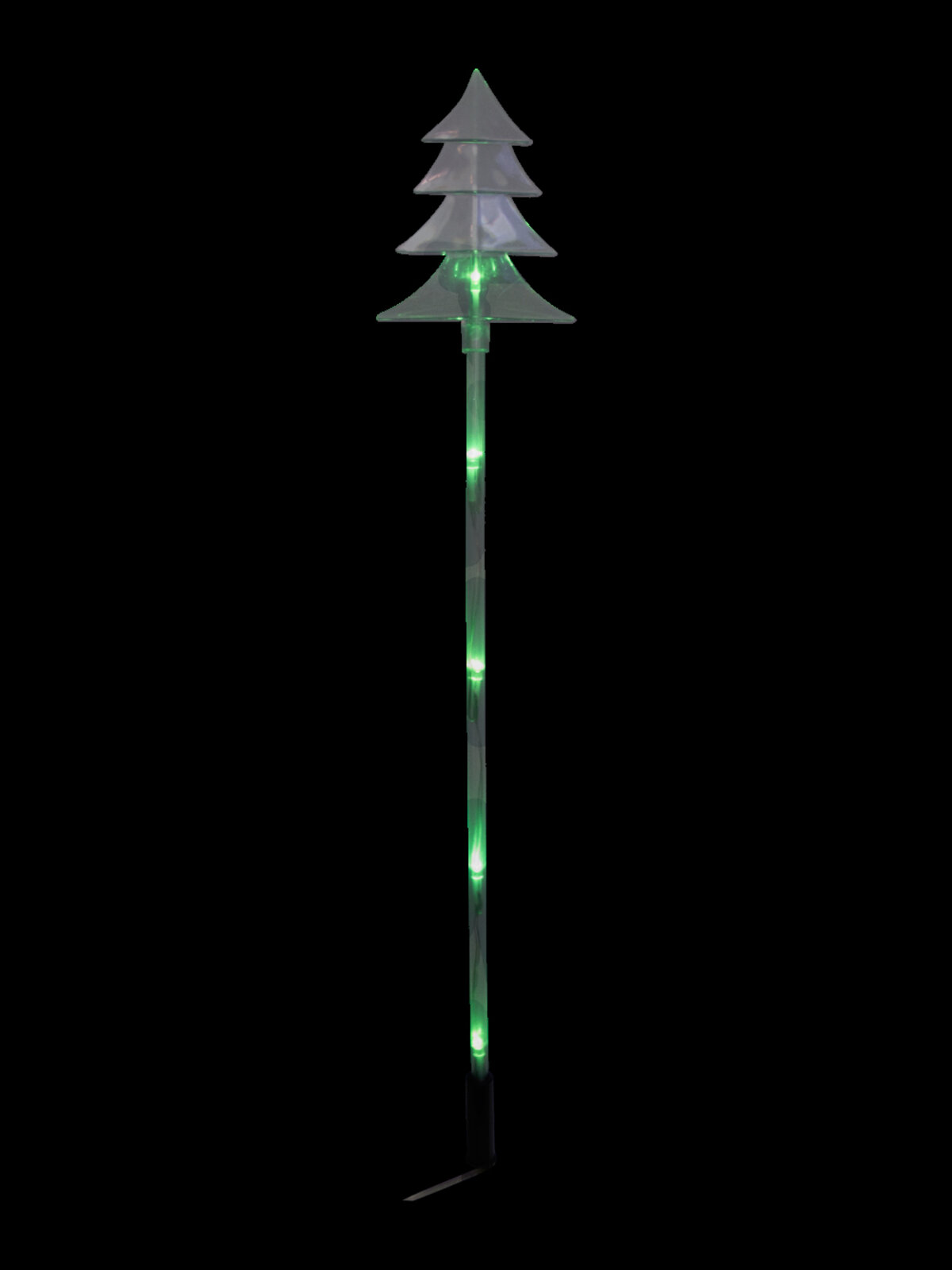 6 Green LED Tree Solar Stake Light - 66cm — image 3