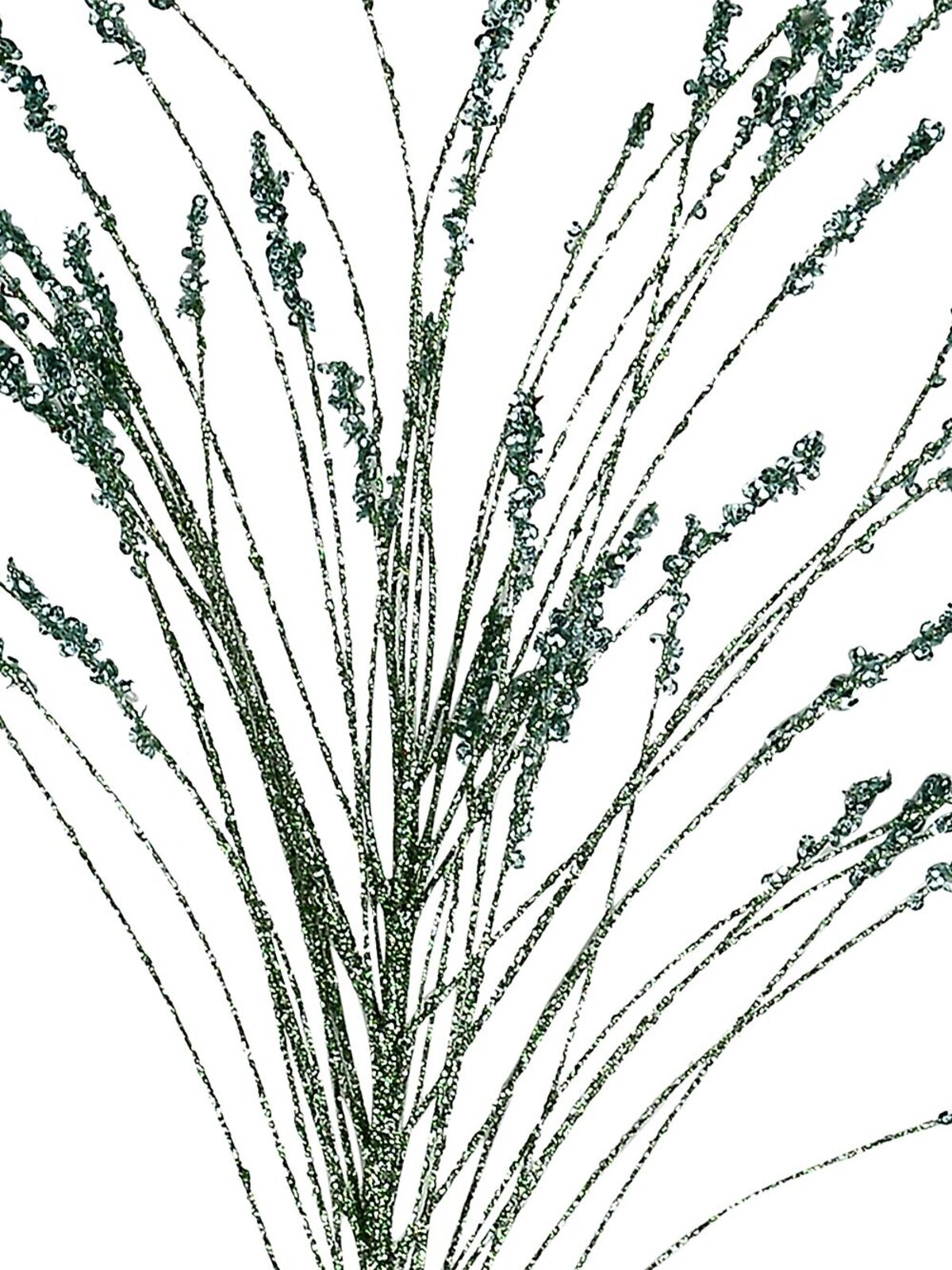Mint Green Lavender With Glitter & Sequins Long Christmas Stem | 63cm — image 4