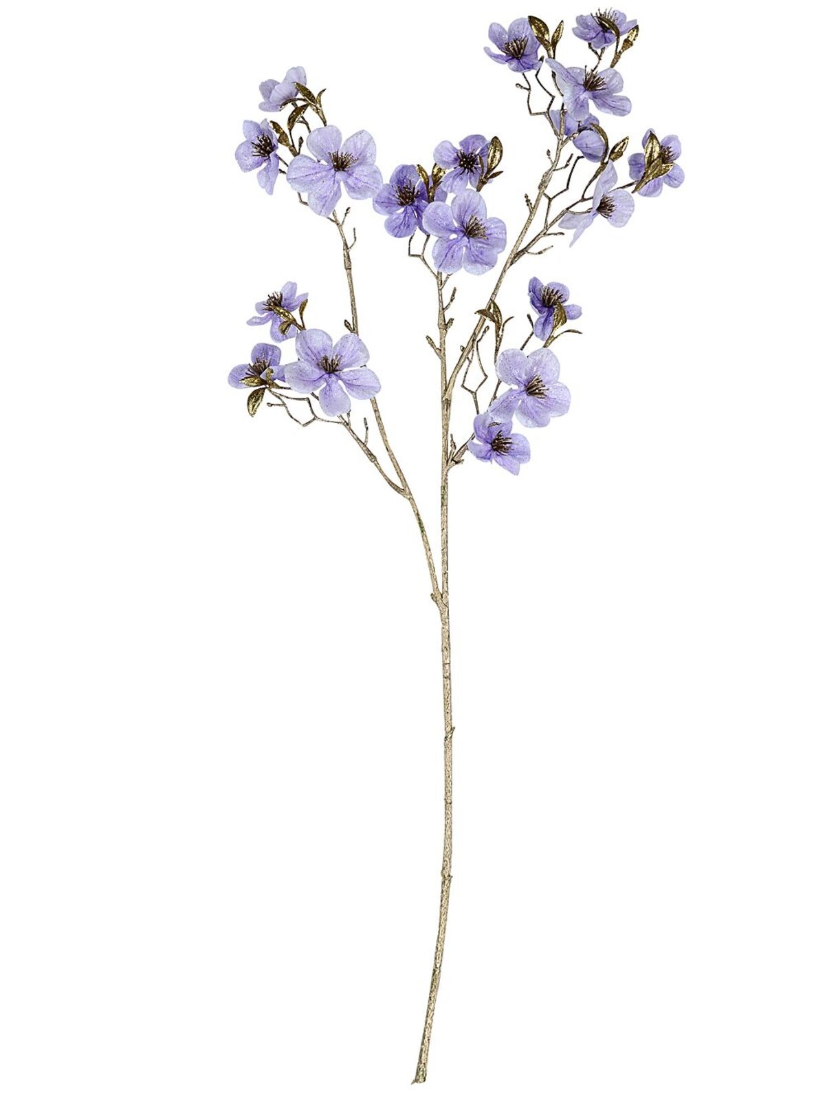 Violet Double Flowering Plum Inspired Long Christmas Stem | 68cm — image 3