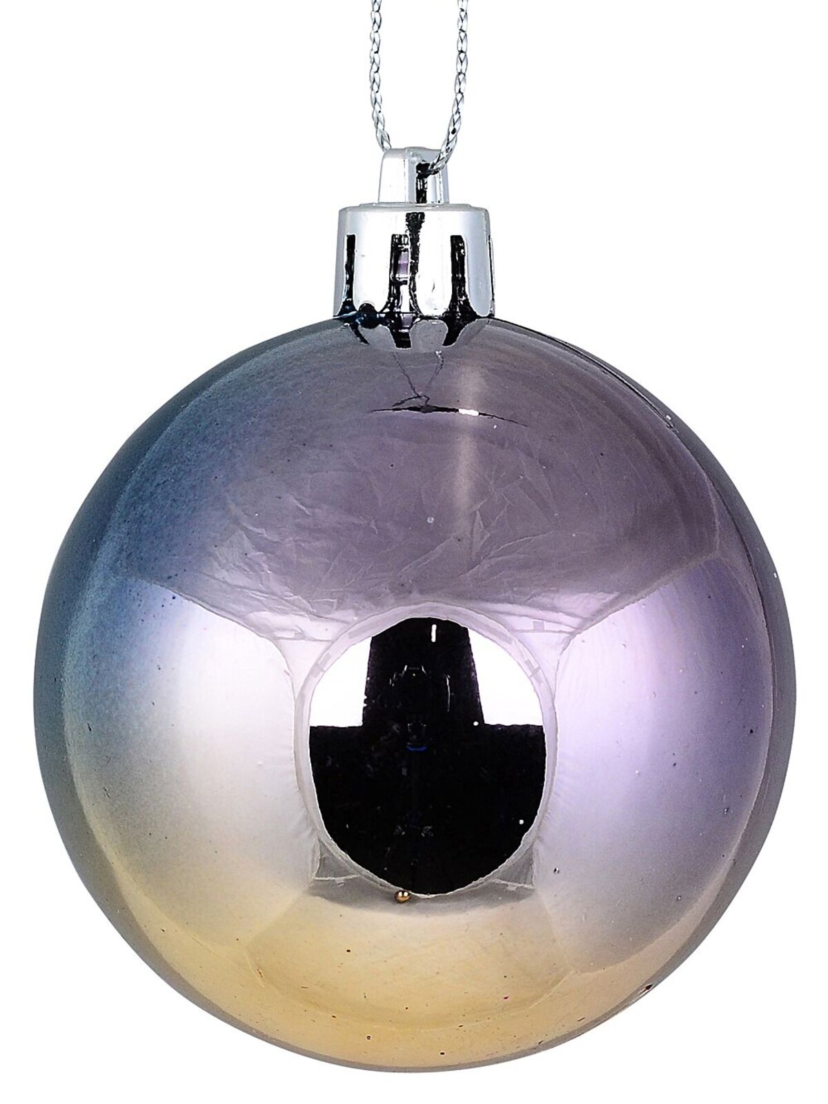 6x Lustrous Holographic Oil-Slick Rainbow Essential Baubles | 60mm — image 4