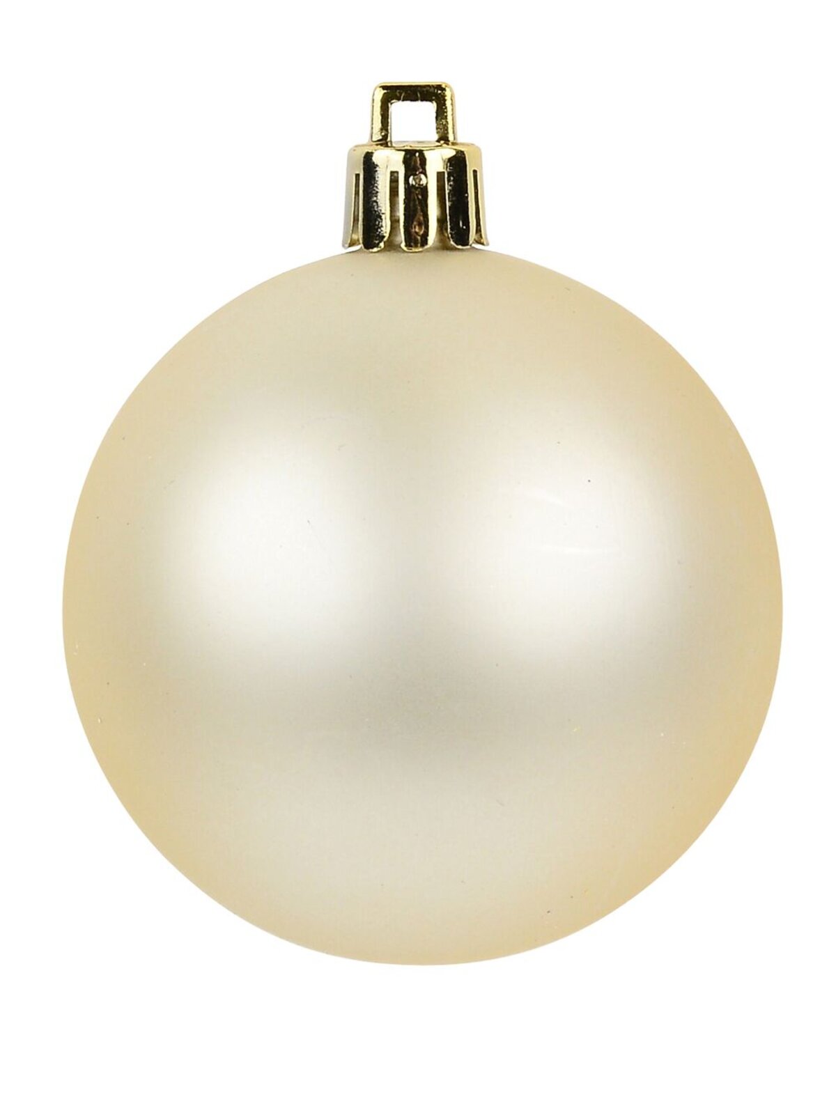 6x Lustrous Matte Champagne Essential Baubles | 60mm — image 4