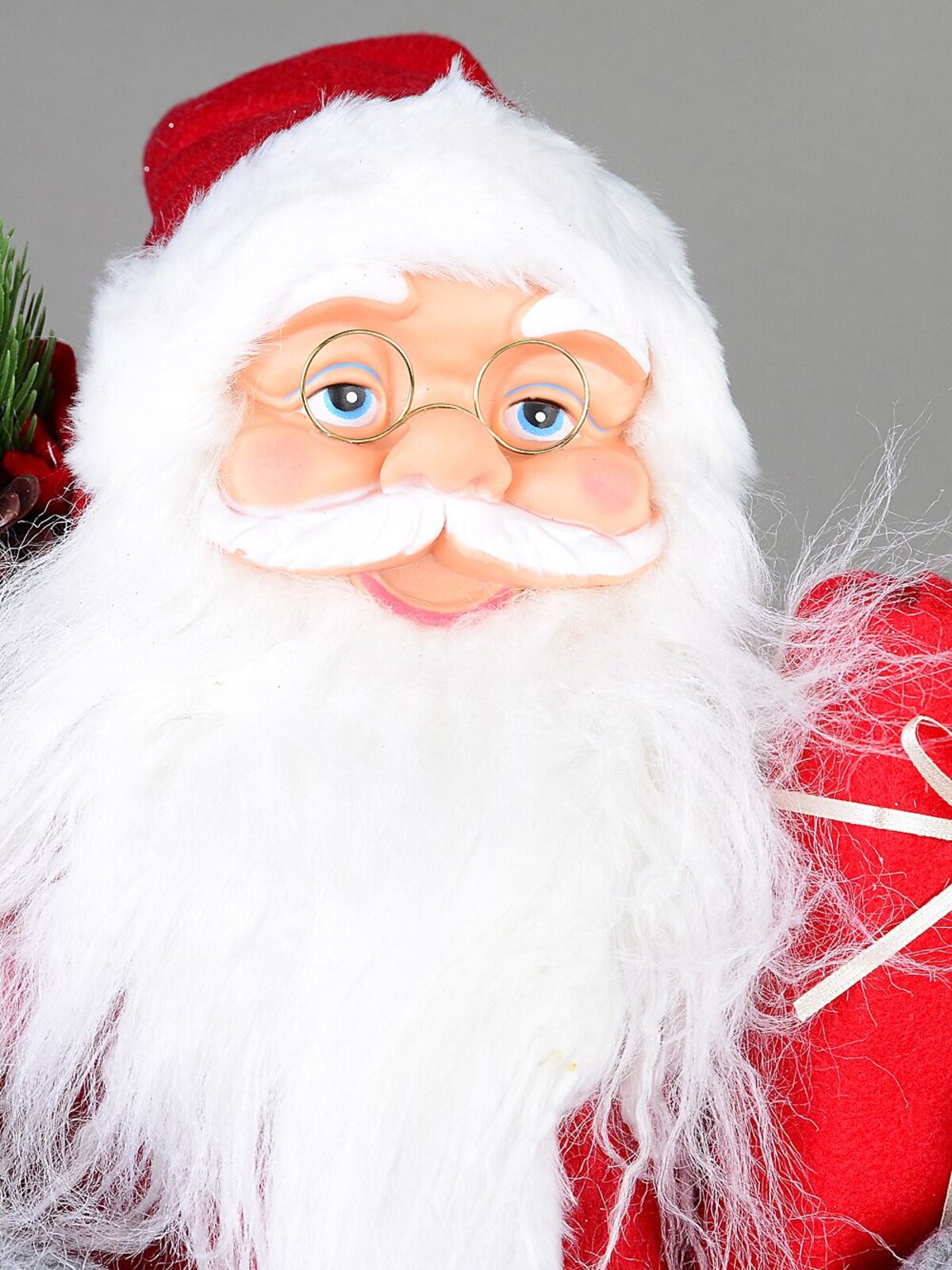 72cm Traditional Santa Claus With Present & Gift Sack Decorative Ornament — image 5