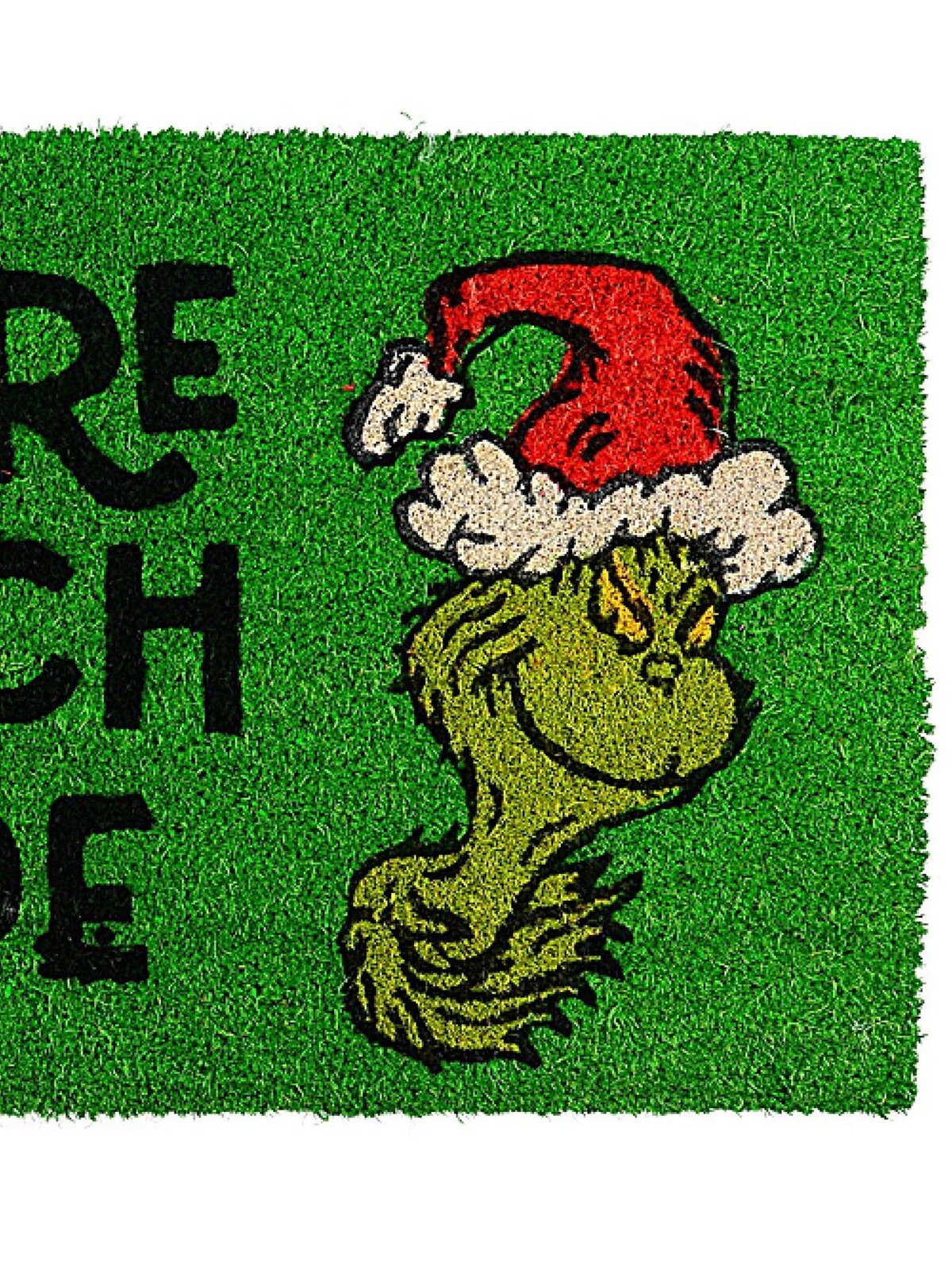 Dr. Seuss The Grinch Doormat | 75cm Beware Grinch Inside Entryway Mat — image 5