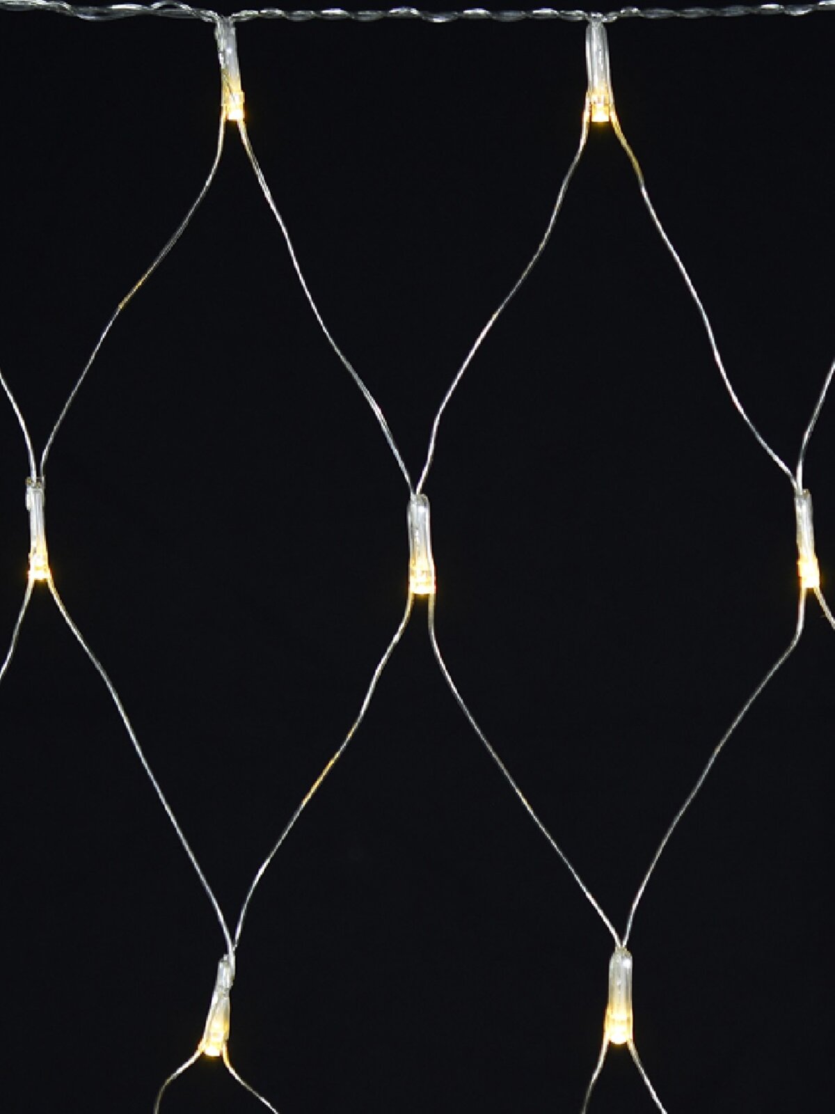 80 Warm White LED Star Icicle Net Light - up to 1.6m — image 3