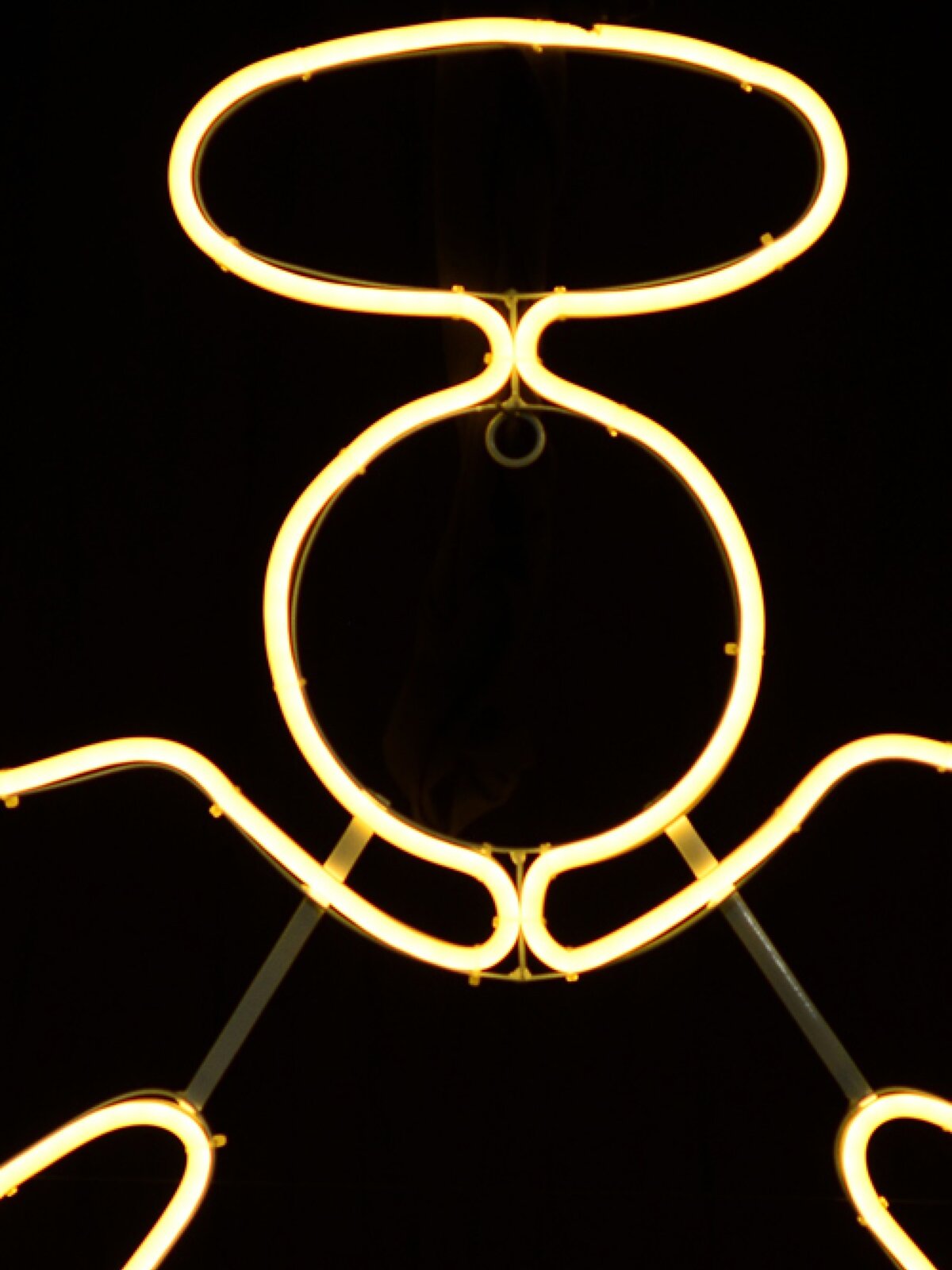 82cm Nativity Angel & Halo Outdoor Christmas Warm White Neon LED Display — image 3