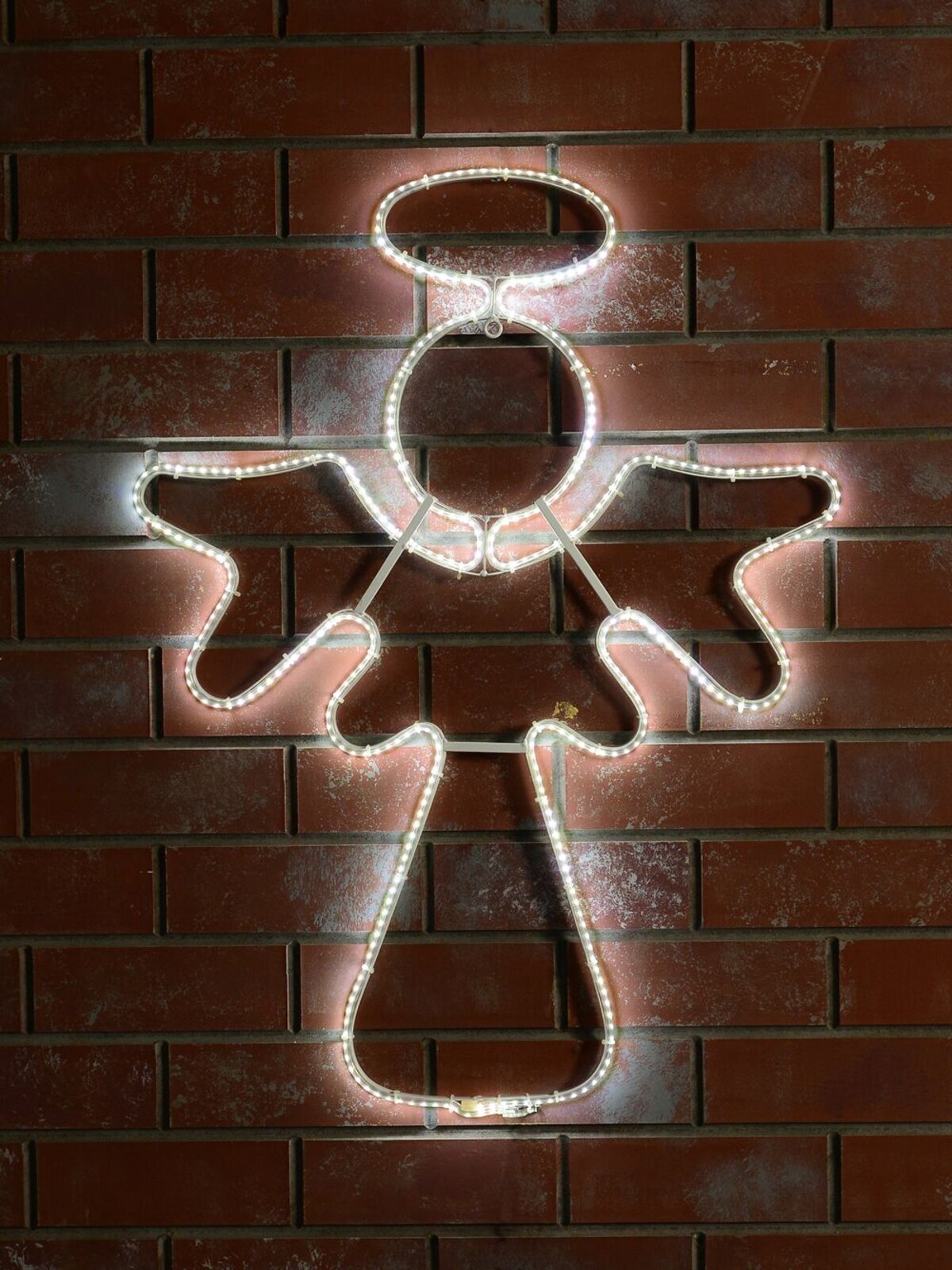 83cm Nativity Angel & Halo SMD Strip With Cool White LED Light Display — image 2
