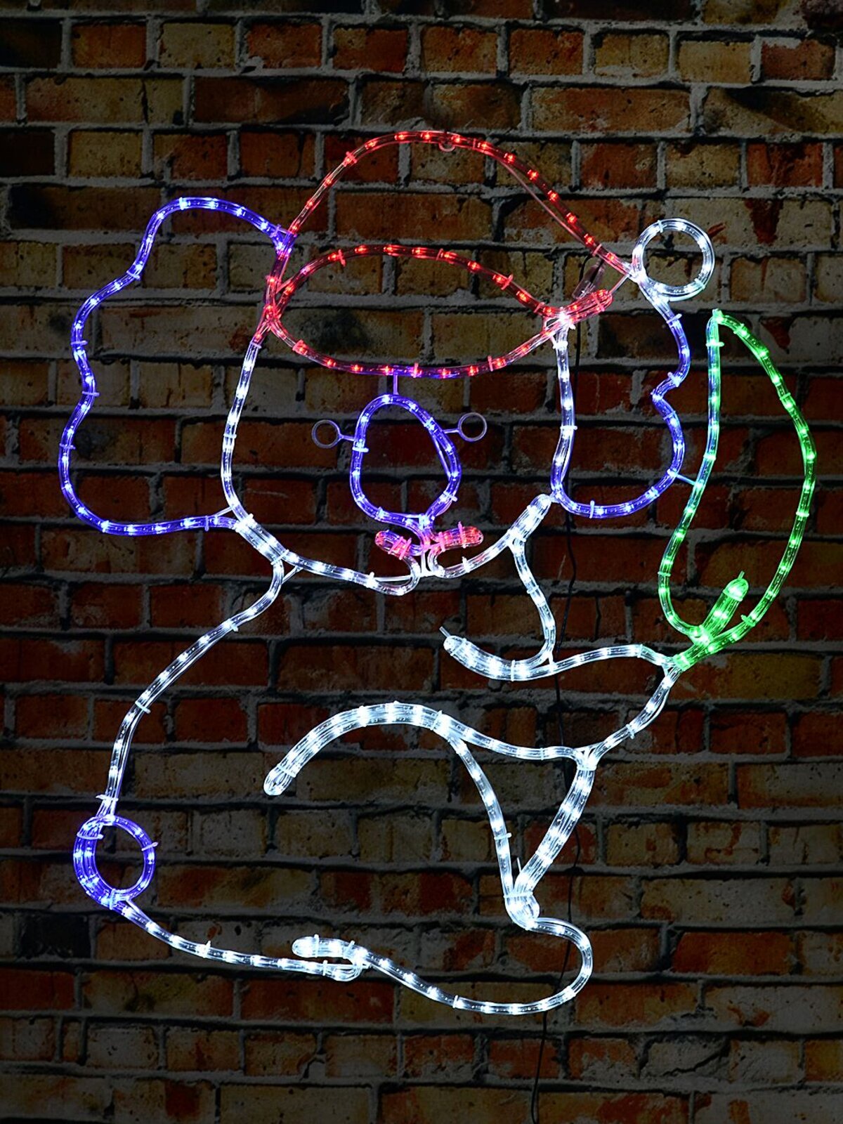 85cm Koala Holding Gum Leaf Outdoor Christmas LED Rope Light Display — image 5