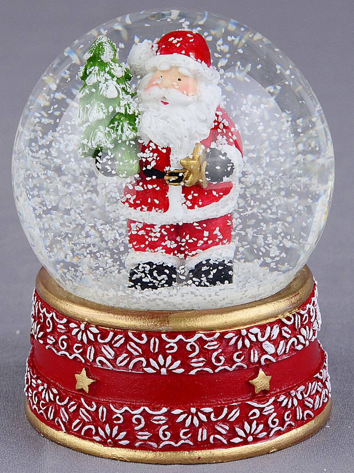 85mm Santa & Christmas Tree Mini Waterball Snow Globe — image 3