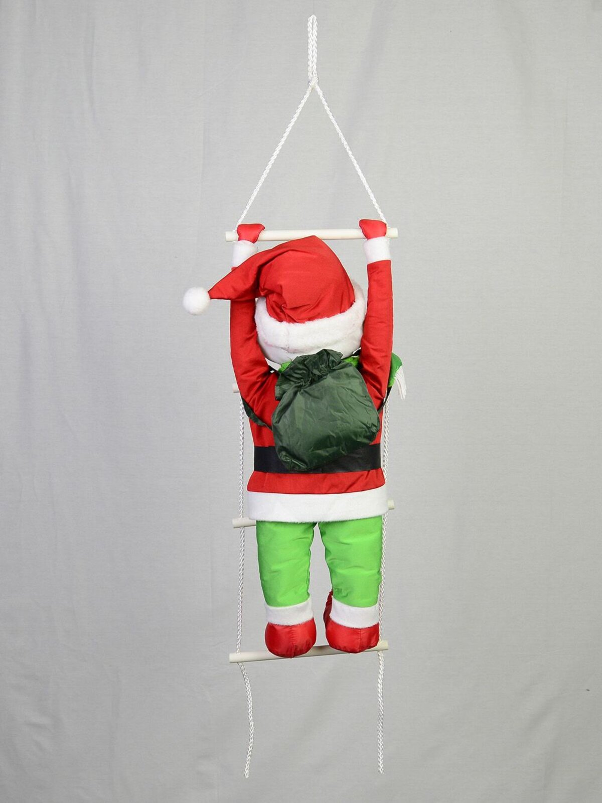 87cm Padded Nylon Christmas Elf Climbing Ladder Outdoor Decoration — image 5
