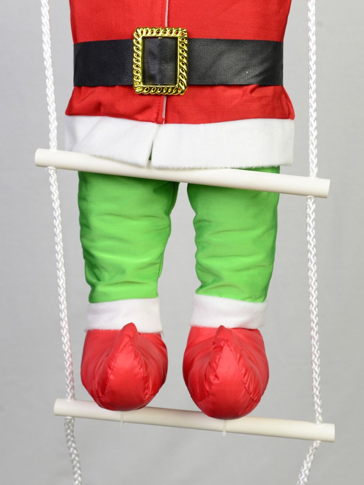 87cm Padded Nylon Christmas Elf Climbing Ladder Outdoor Decoration — image 3