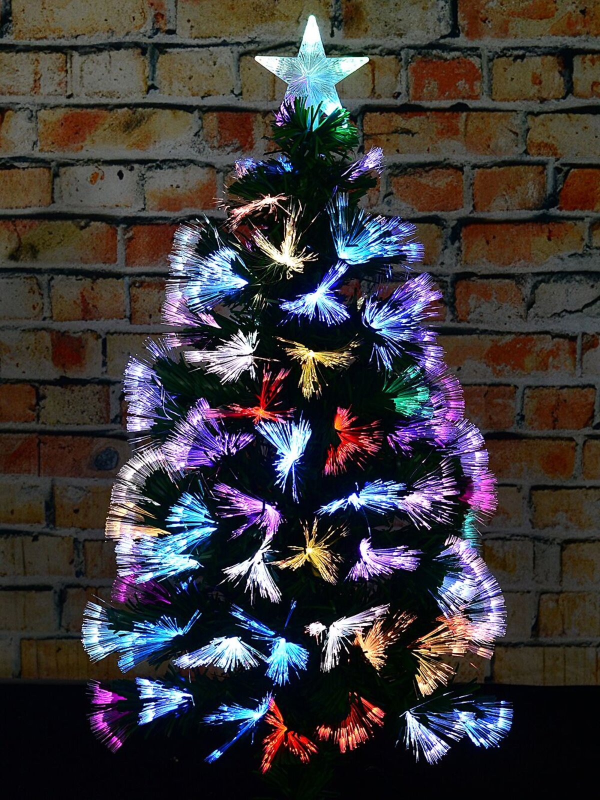 90cm Vivid Multi Colour Dynamic LED Fibre Optic Christmas Tree | 85 Tips — image 4