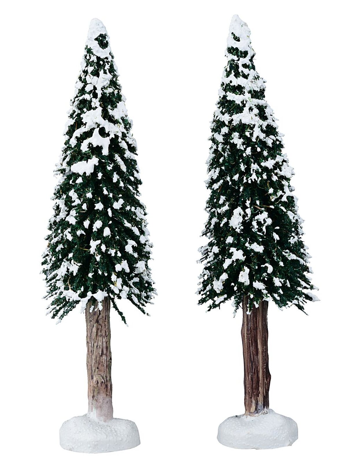 9x Santa & Sleigh With Reindeer, Moose & Trees Village Scene | 14cm Tree — image 9