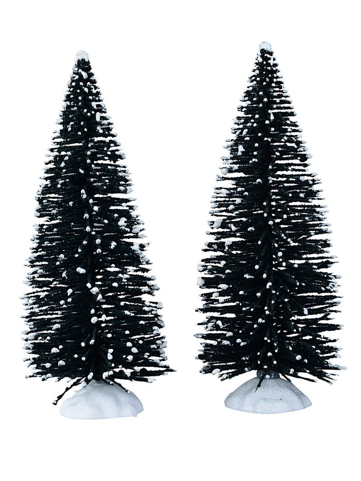 9x Snow Tipped Pine Tree & Shrub Village Scenery | 21cm Tree — image 6