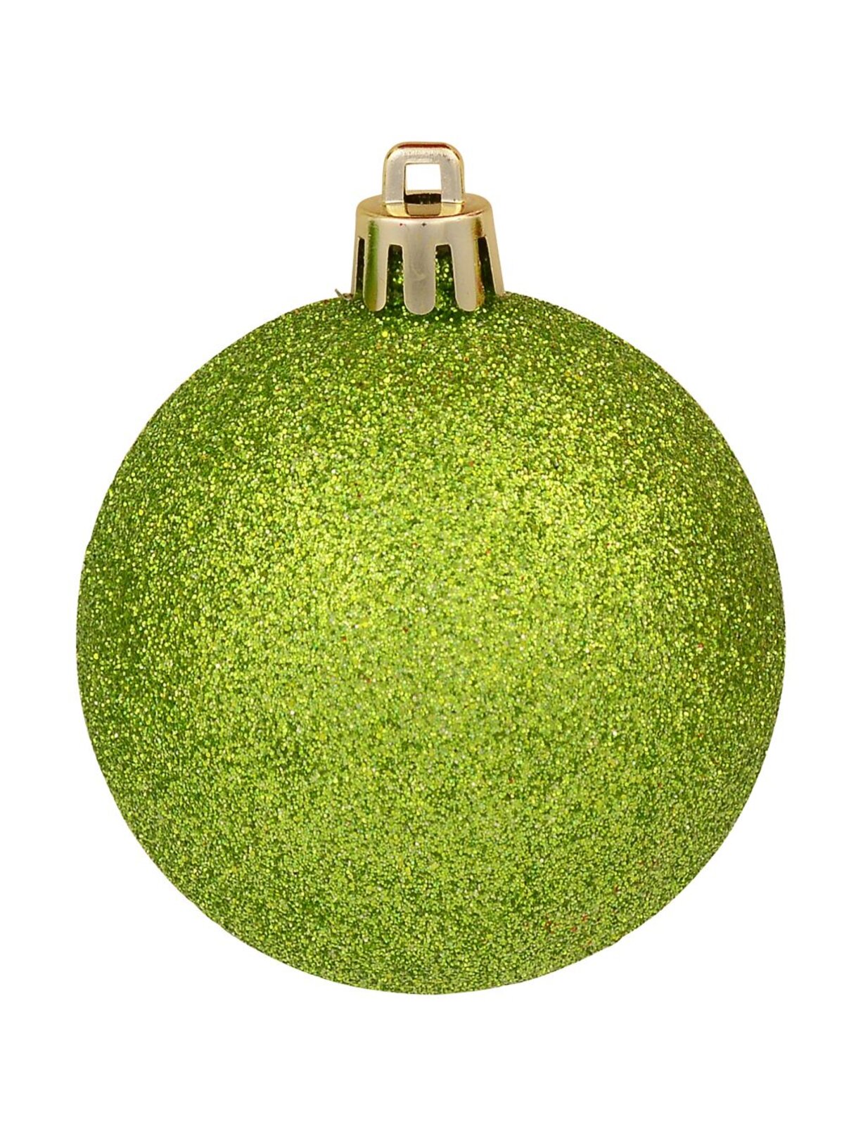 9x Timeless Red & Green Essential Ornate Glitter Ball Bauble Set | 60mm — image 6