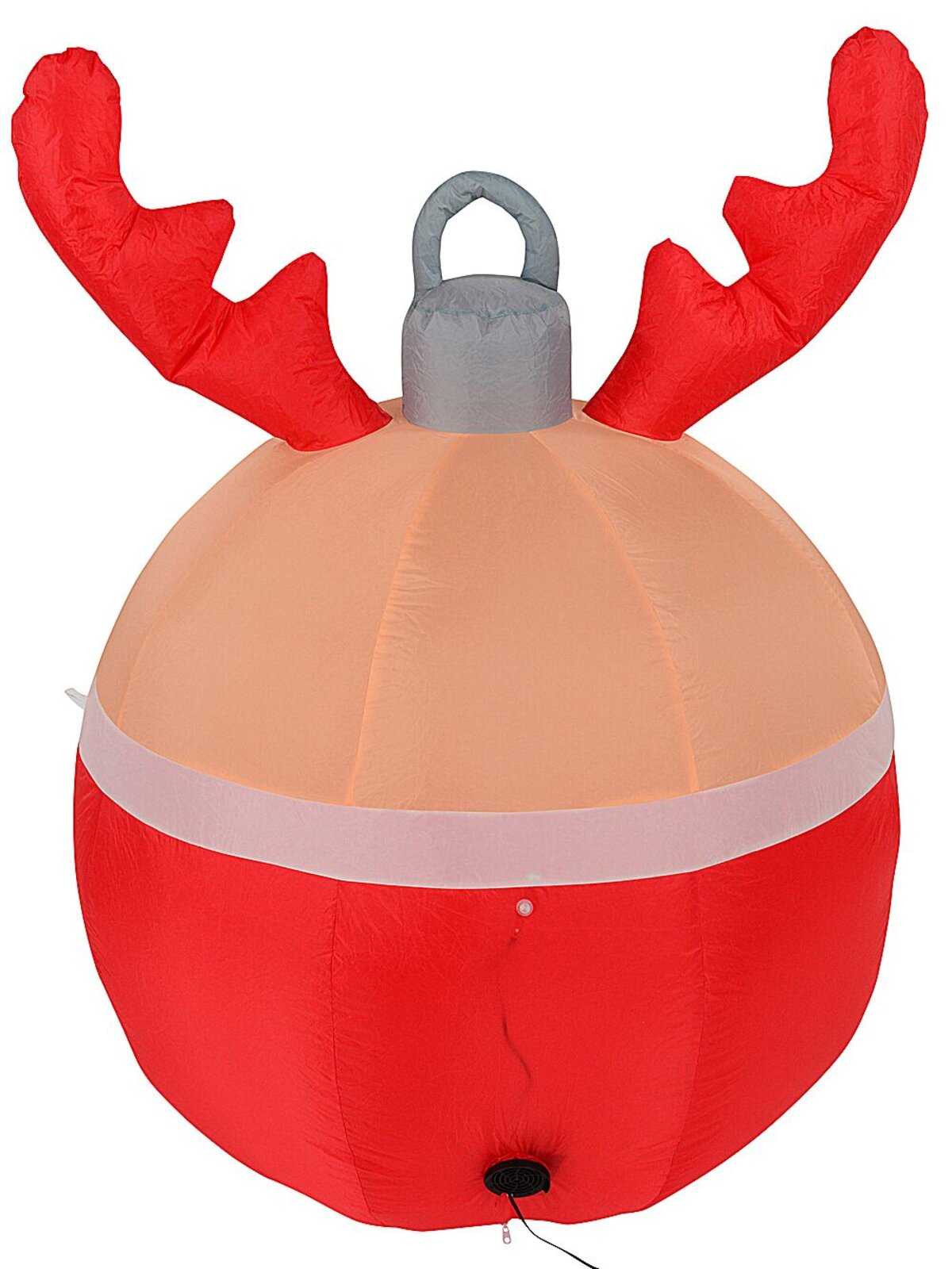 Adorable Reindeer Bauble-Shaped Outdoor LED Christmas Inflatable | 1.2m — image 4