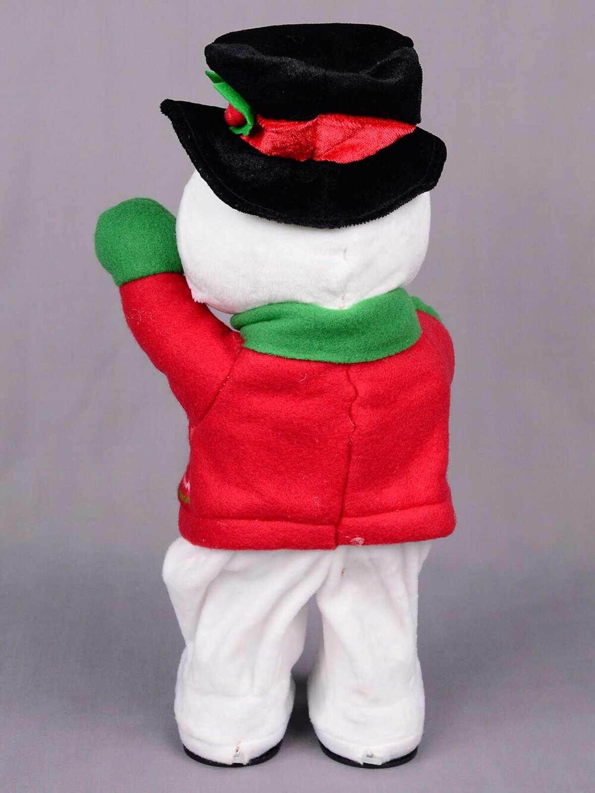 Animated Hip Swinging & Snowflake Spinning Snowman - 40cm