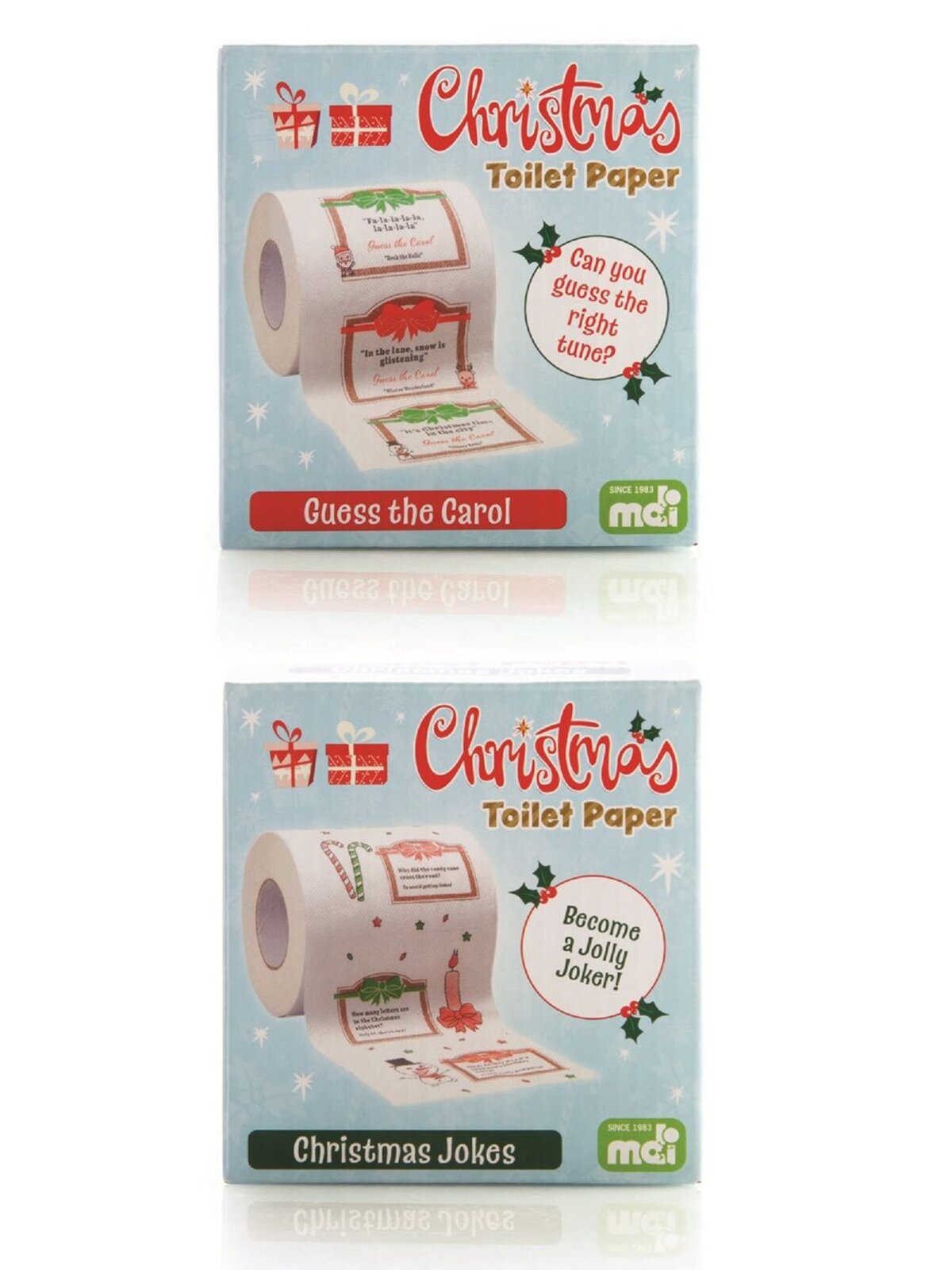 Assorted Novelty Christmas Toilet Paper | Fun Jokes Or Guess The Carol — image 4
