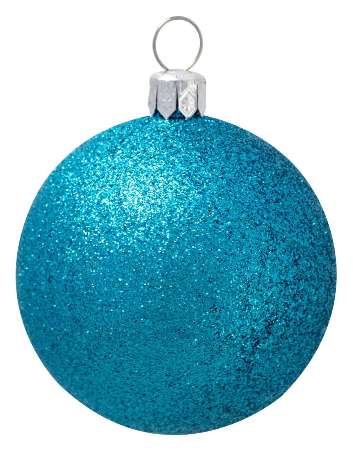 Assorted Turquoise, Lime & Silver Baubles & Stars - 34 x 60mm Bauble & 16 x 65mm Star — image 5