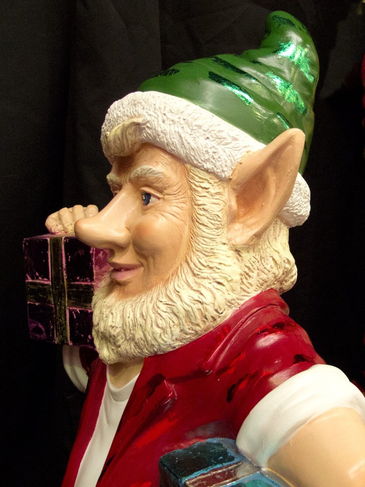 Aussie Elf With 2 Gifts Christmas Decor - 62cm