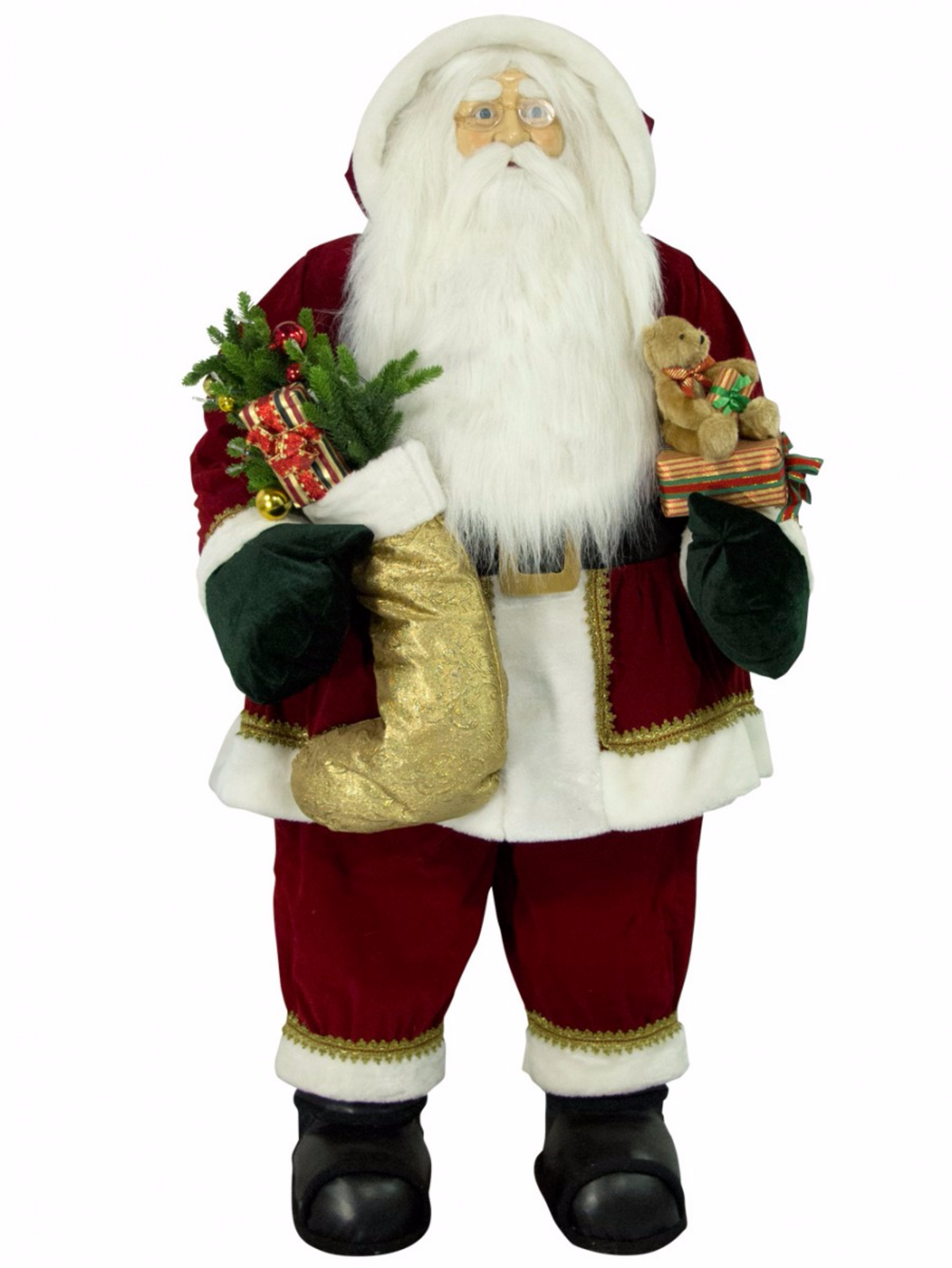 Auto Inflating Life Like Santa With Illuminated Tree - 1.5m — image 9