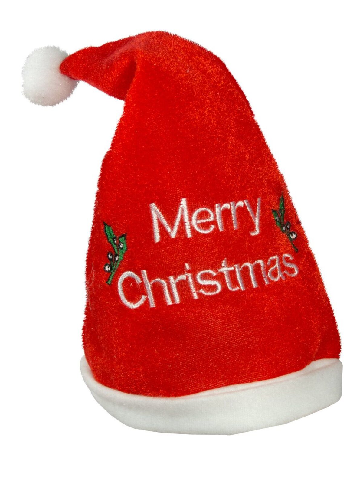Babies Merry Christmas Santa Hat & Ho Ho Ho Bib - 2 peice set